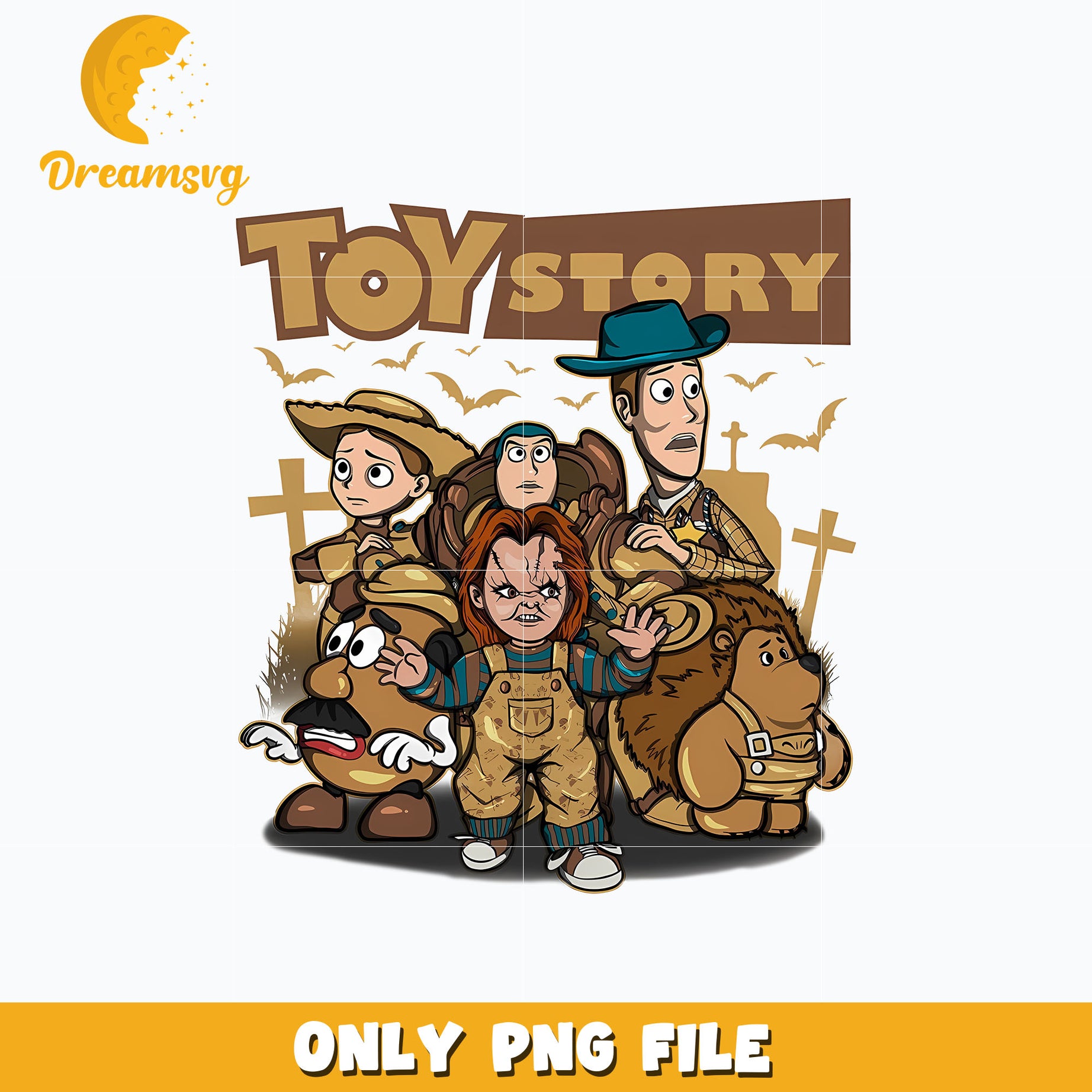 Toy Story halloween design png