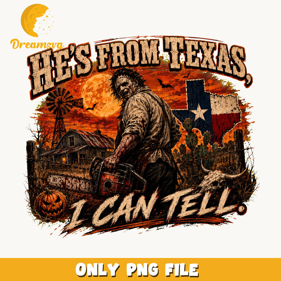 He's From Texas I Can Tell, Chainsaw Zombie Horror Scene, Stage PNG