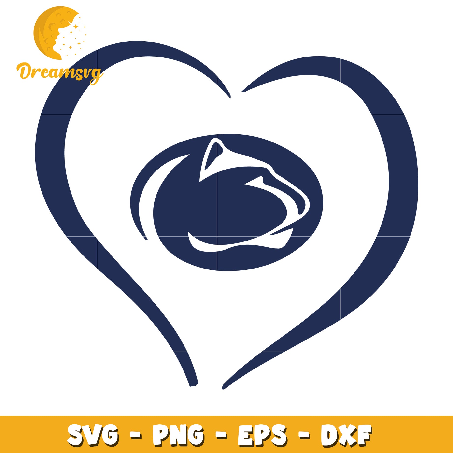 Heart Design SVG File for Crafting and Digital Projects 60 Characters