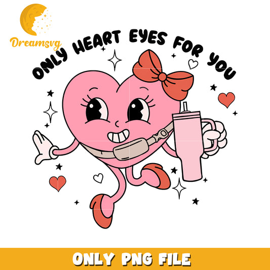 Heart Eyes For You PNG Design