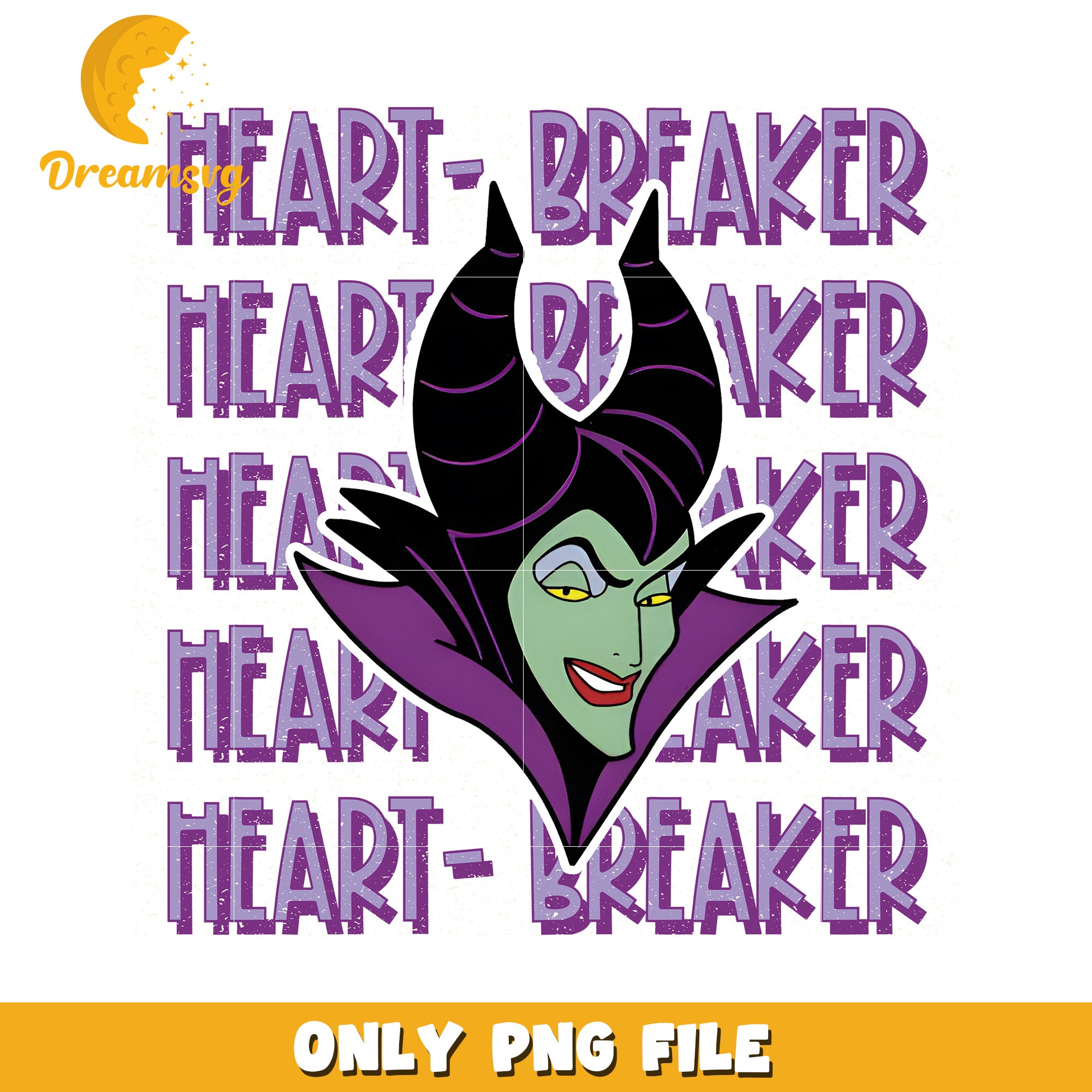 Heartbreaker PNG File with Enchanting Villain Design