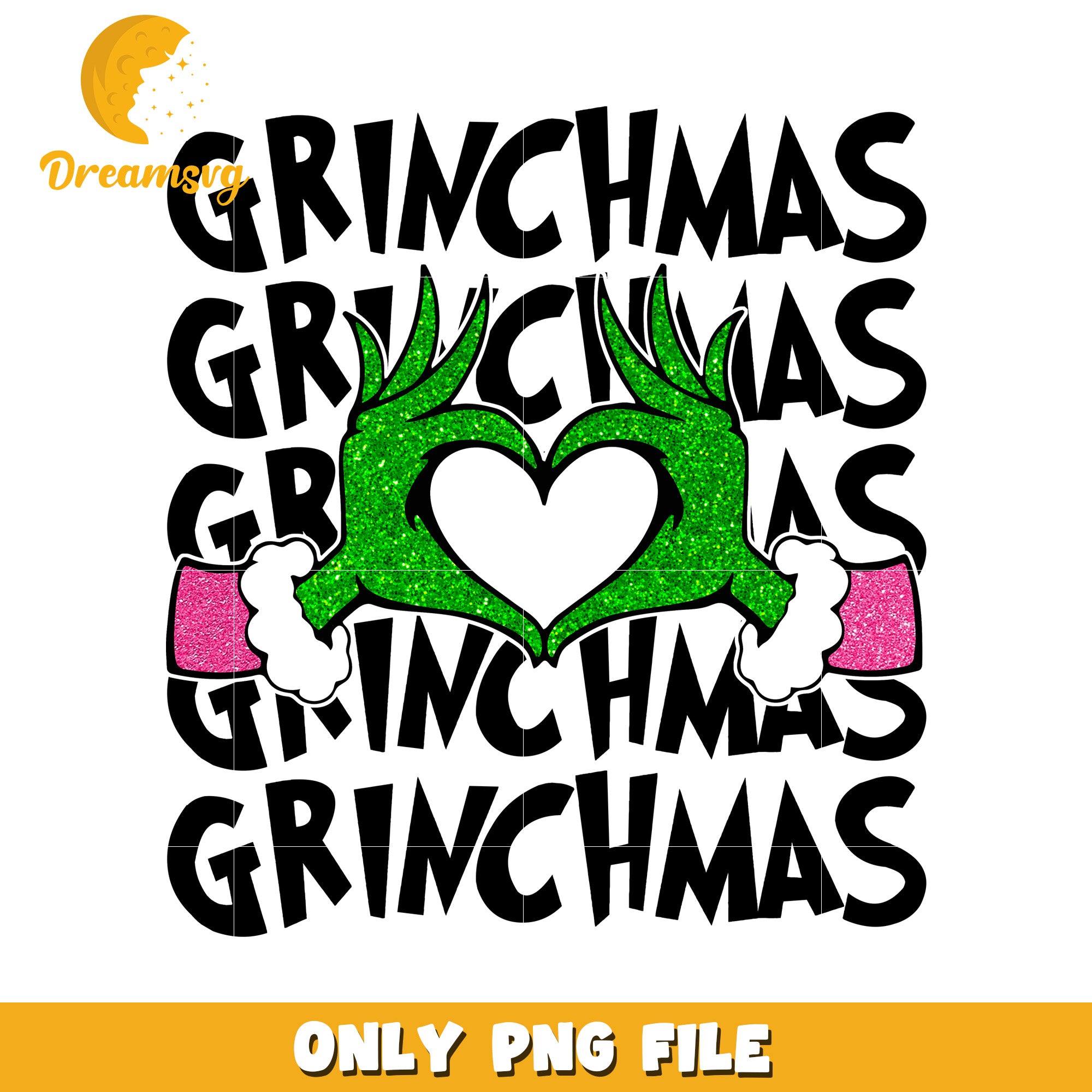 Heart grinchmas png, grinch quotes​ png, christmas bell png
