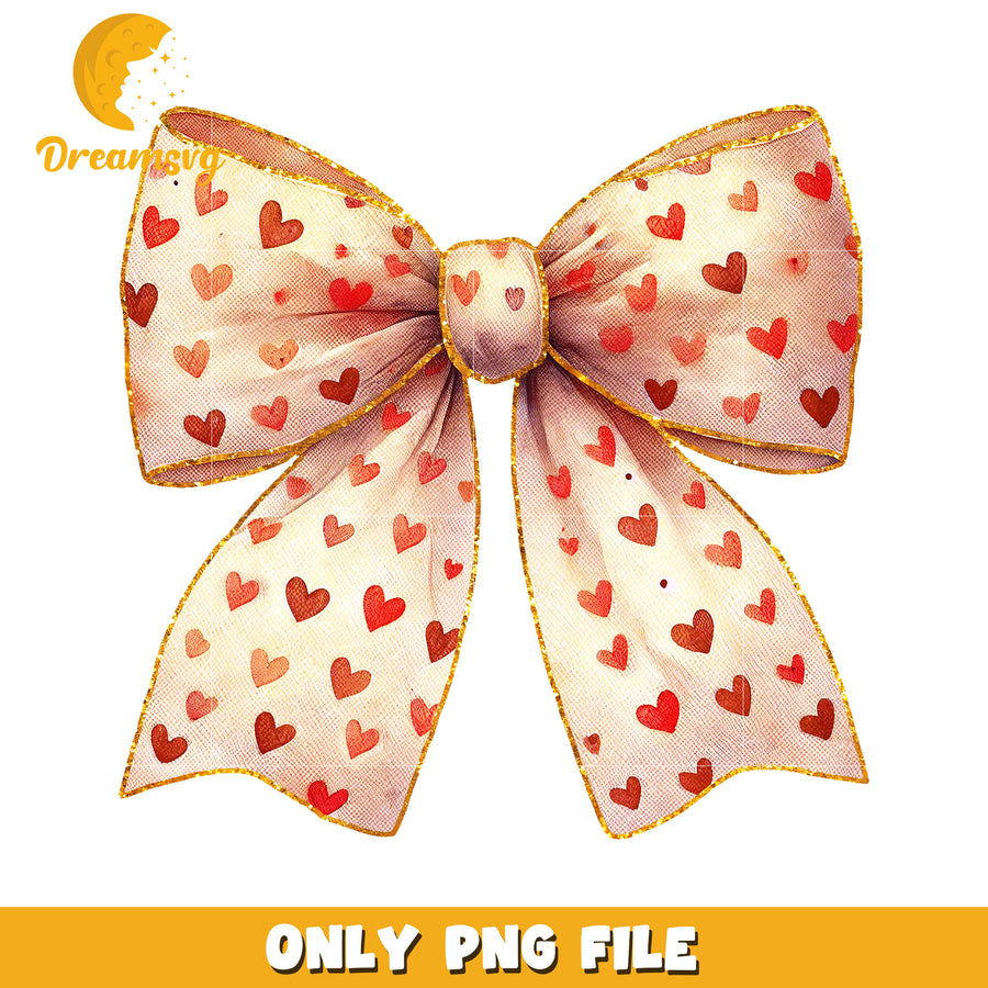 Hearts Bow PNG Clipart Valentine