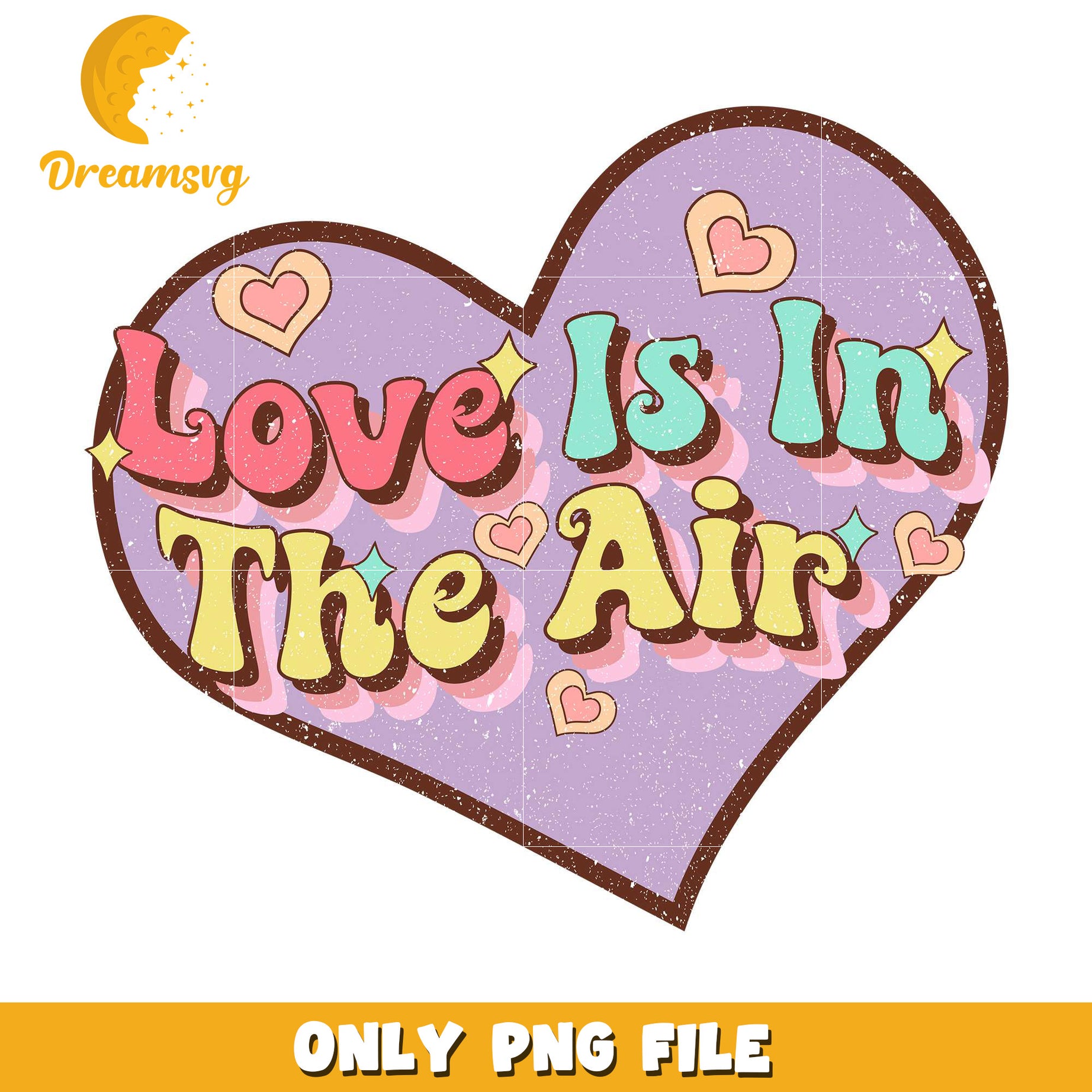 Heart shape love is in the air png, wave font png, Heart shape png