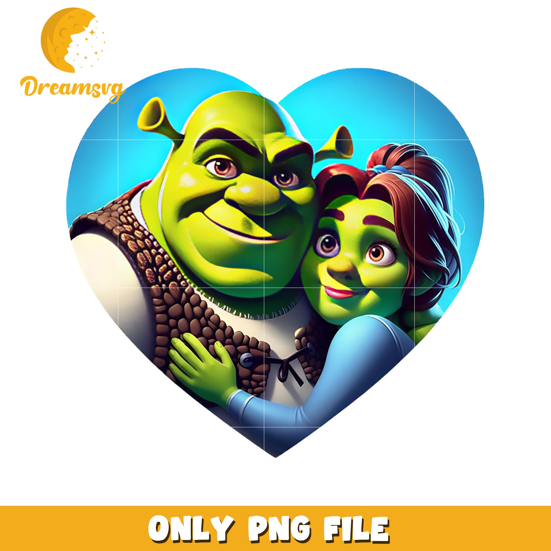 Heart shrek and fiona png, shrek and fiona png, disney shrek png