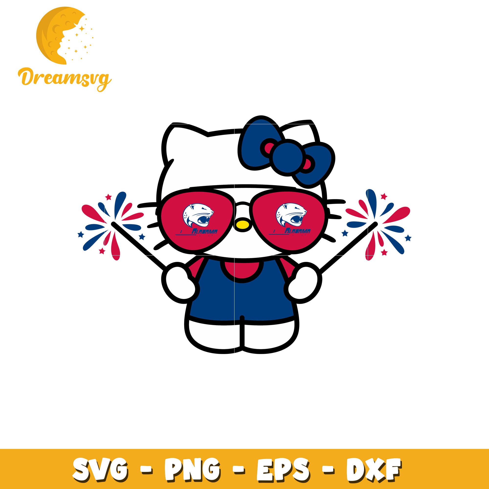 Hello Kitty Alabama SVG Design