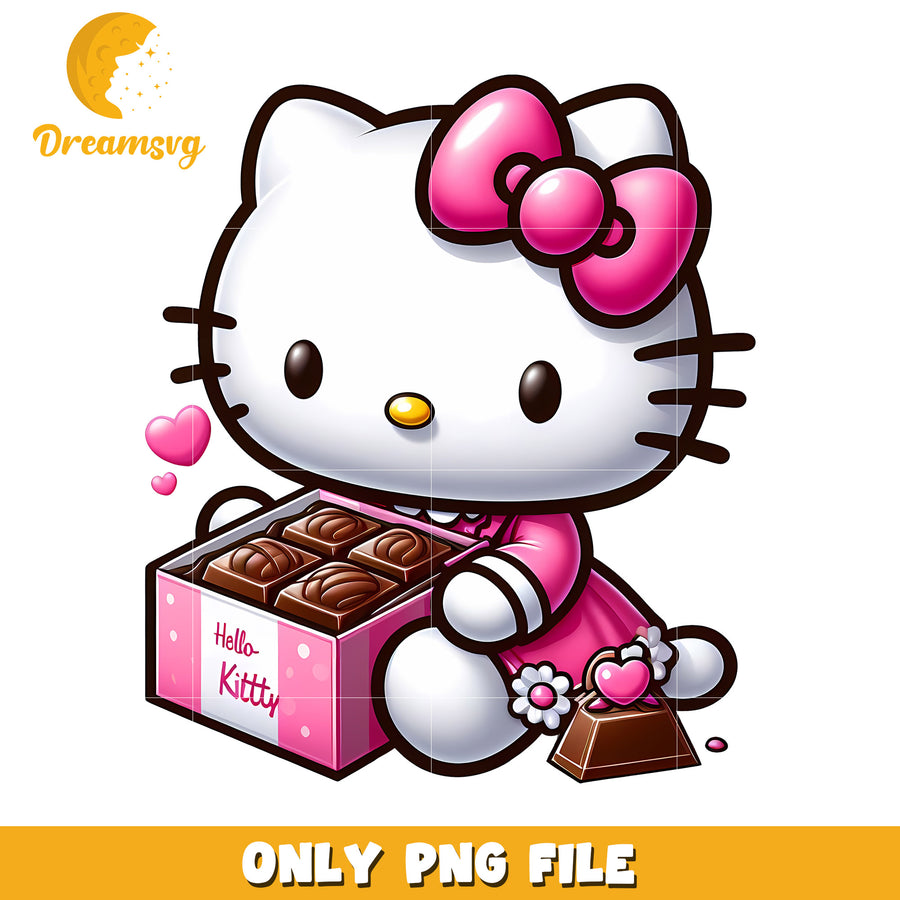 Hello Kitty Chocolate PNG Image Download