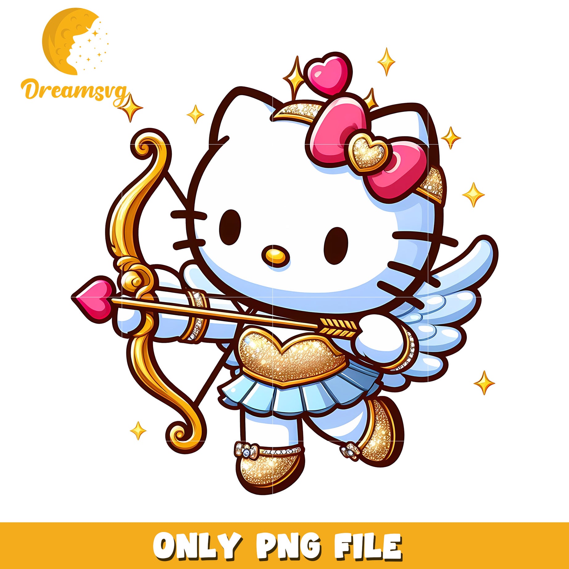 Hello Kitty Cupid PNG Image