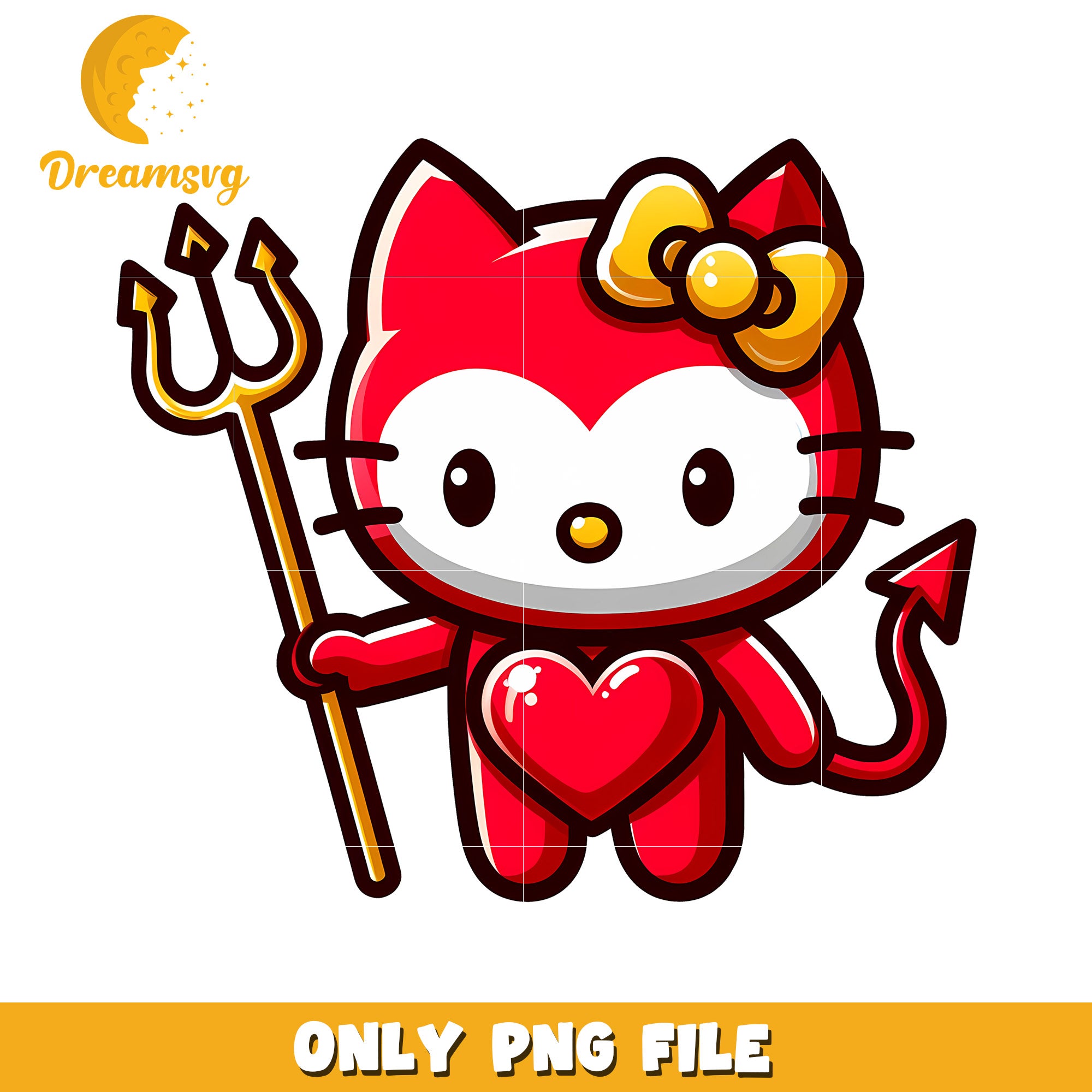 Hello Kitty Devil PNG Image Download – DreamSVG Store