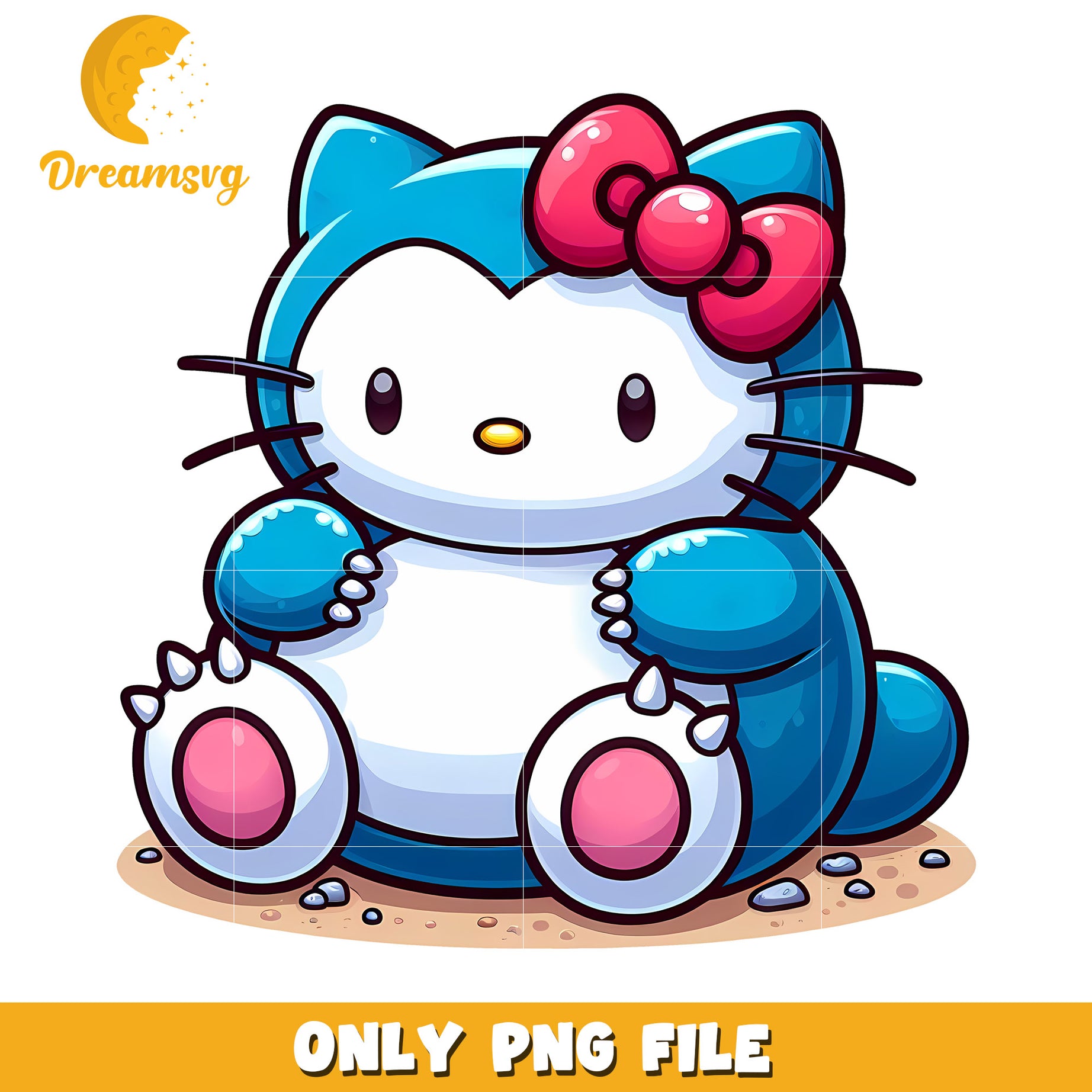 Hello Kitty Doremon PNG Image