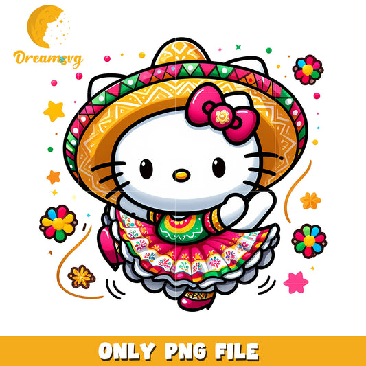 Hello Kitty Fiesta PNG Image Download