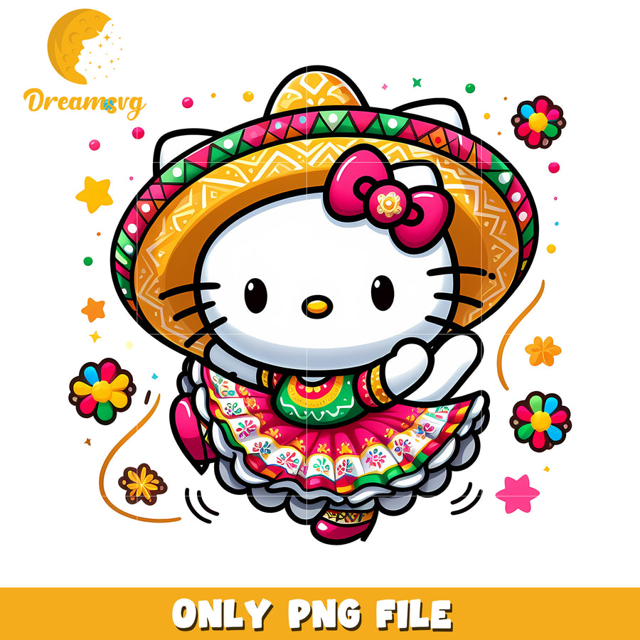 Hello Kitty Fiesta PNG Image Download