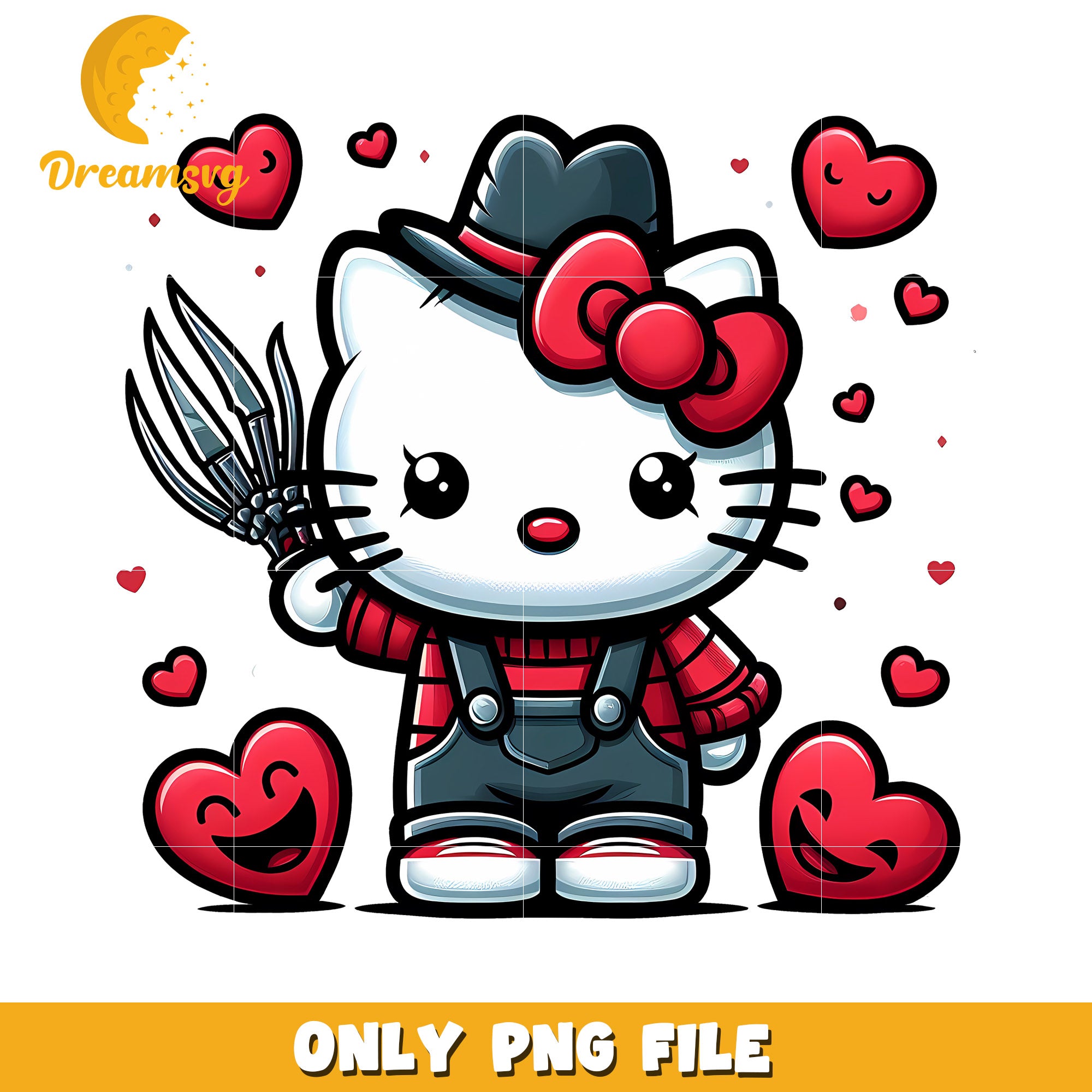 Hello Kitty Freddy PNG Download