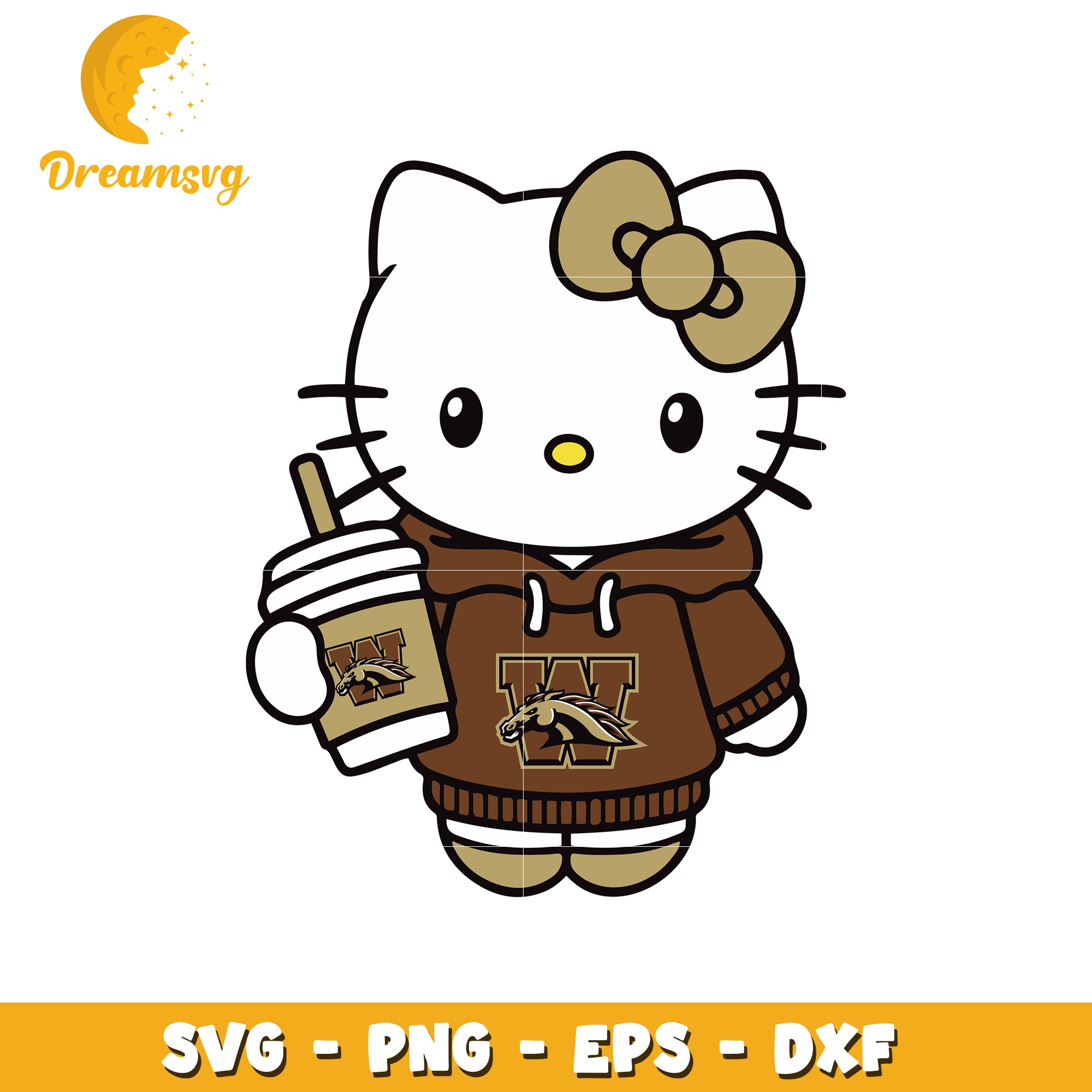 Hello Kitty Hoodie SVG Design