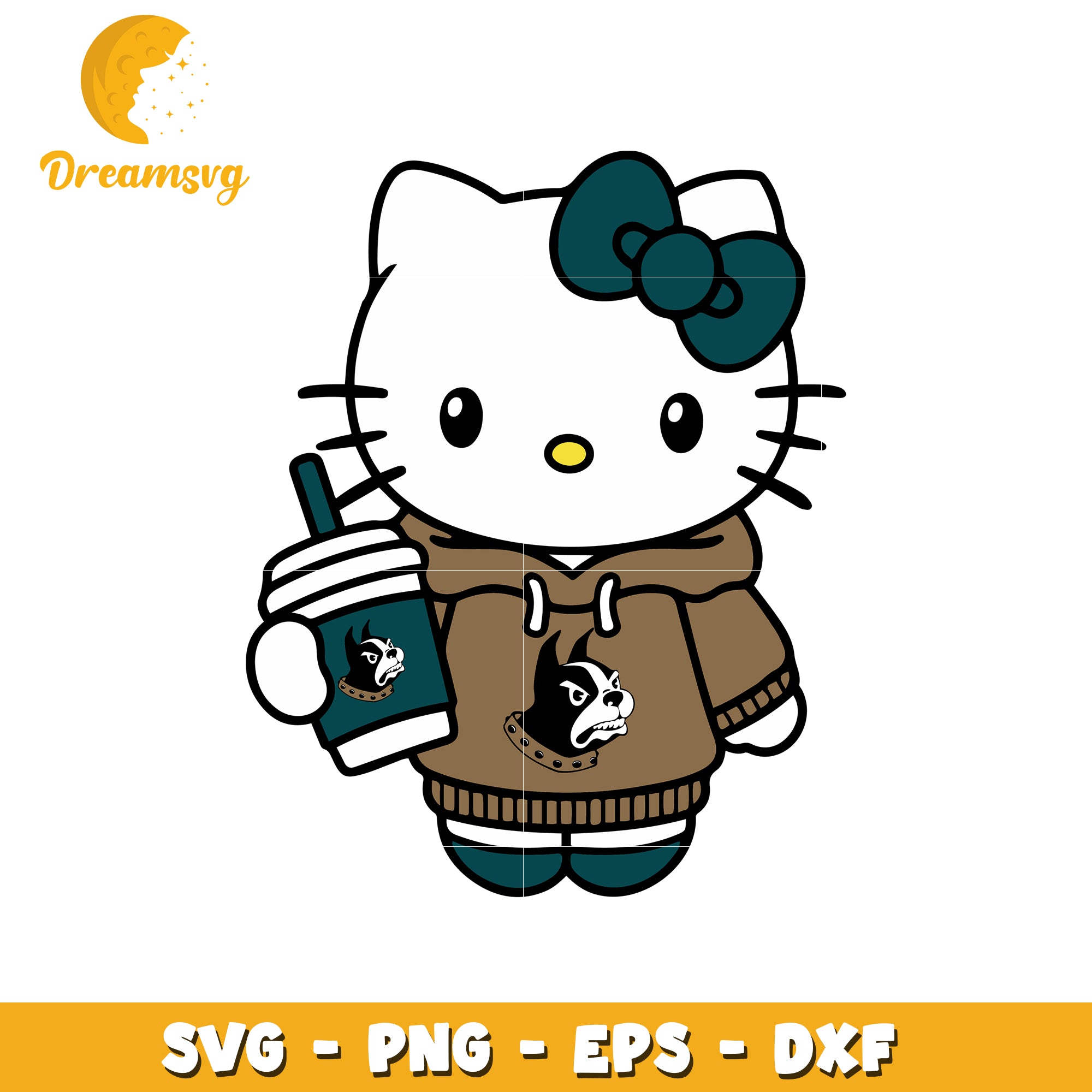 Hello Kitty Hoodie SVG Design for Fun Projects