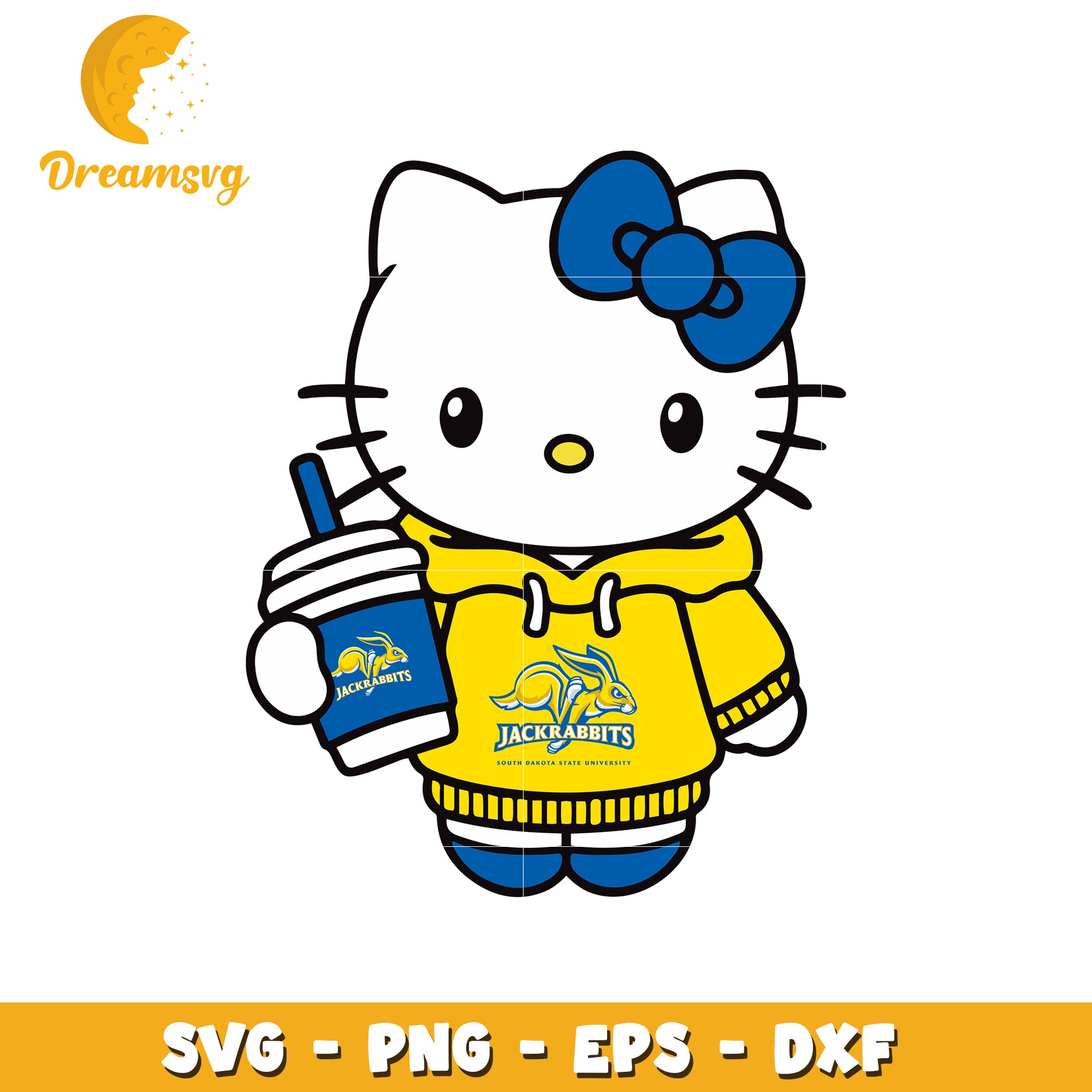 Hello Kitty Jackrabbits SVG Design for Fans