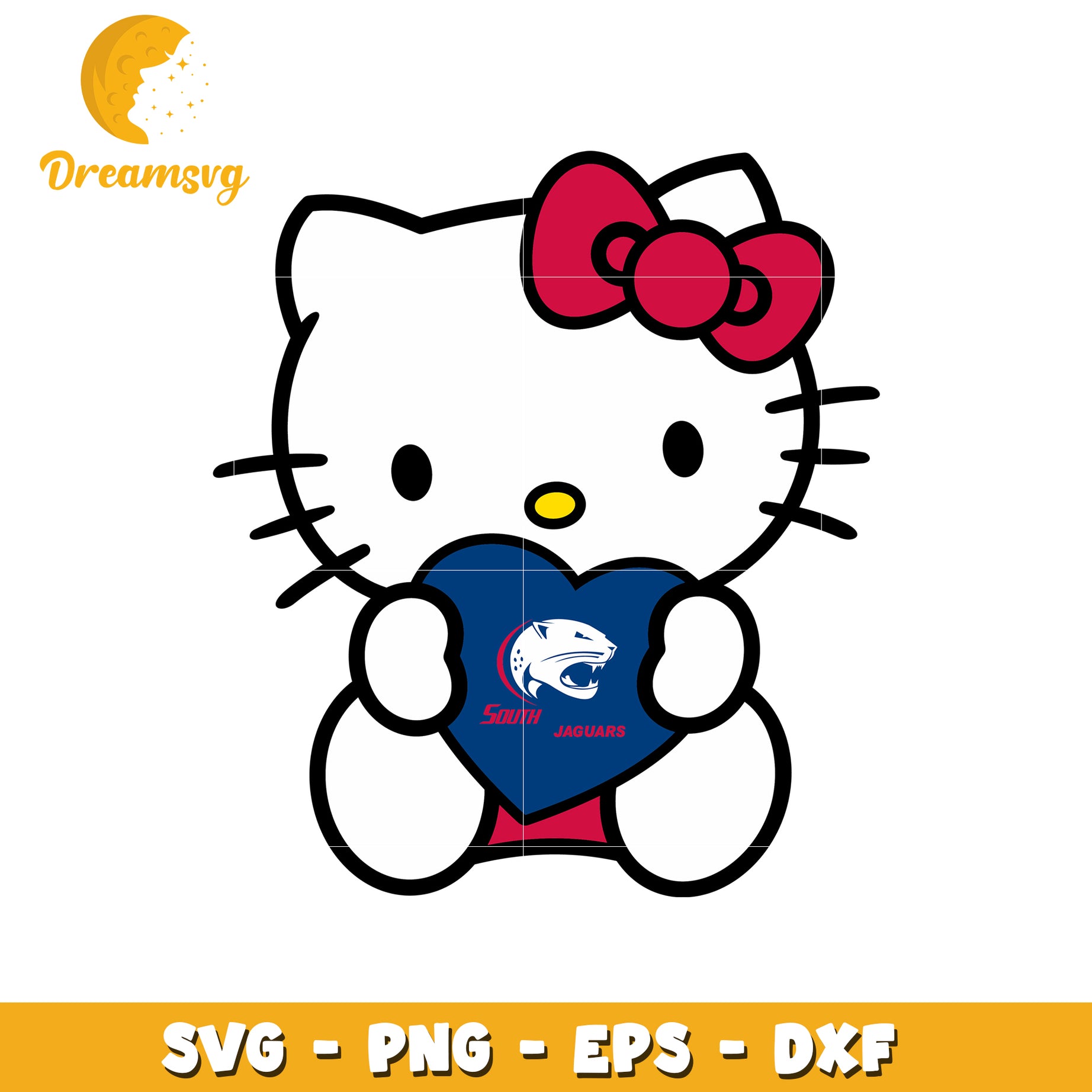 Hello Kitty Jaguars SVG Design