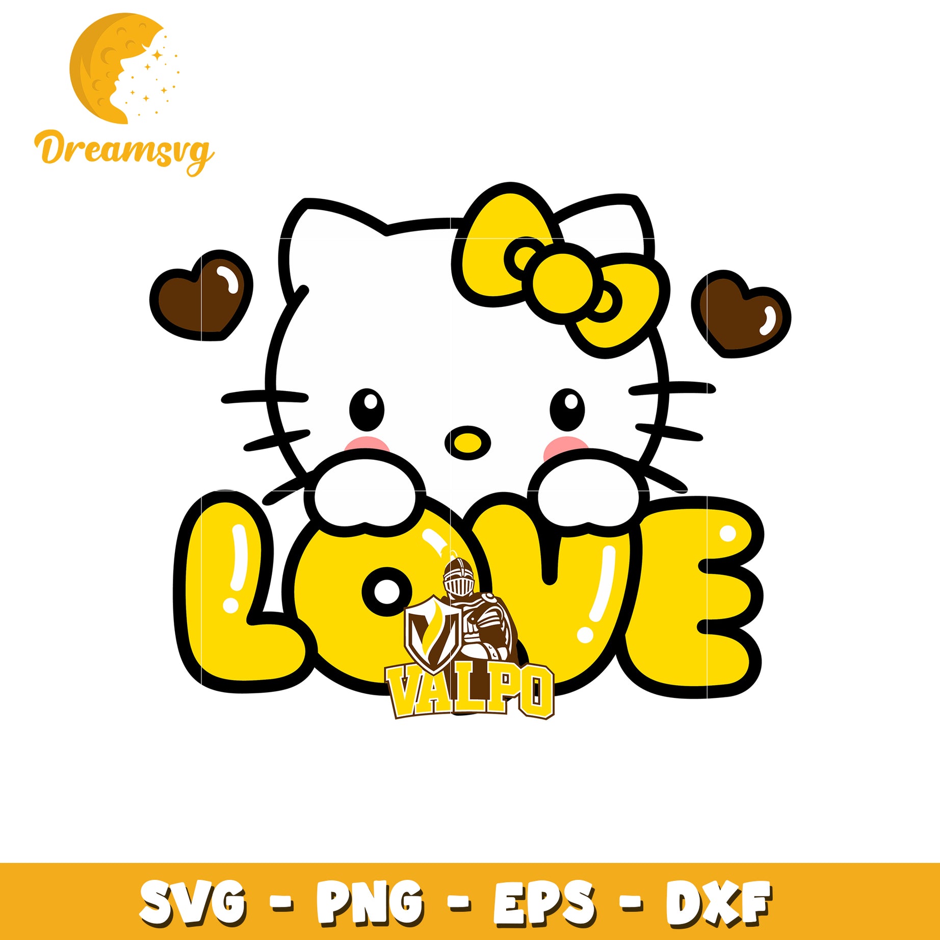 Hello Kitty Love Design for Valpo SVG Format