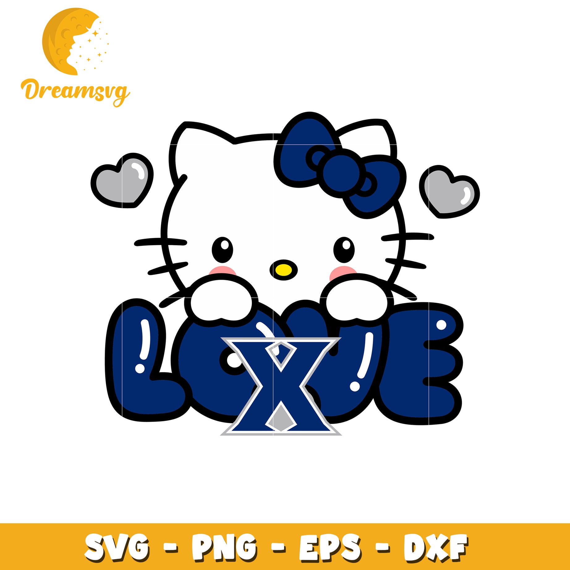Hello Kitty Love SVG Design for Crafting Fun