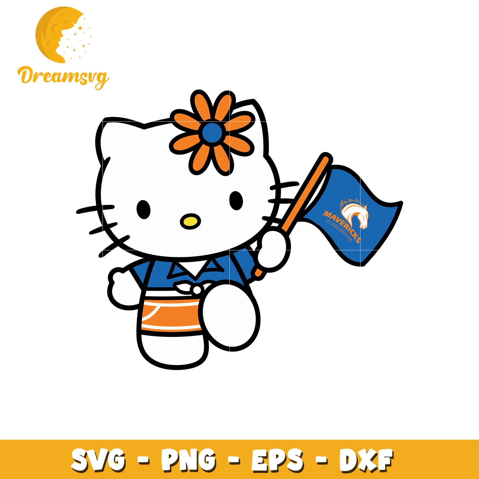 Hello Kitty Maverick SVG Design