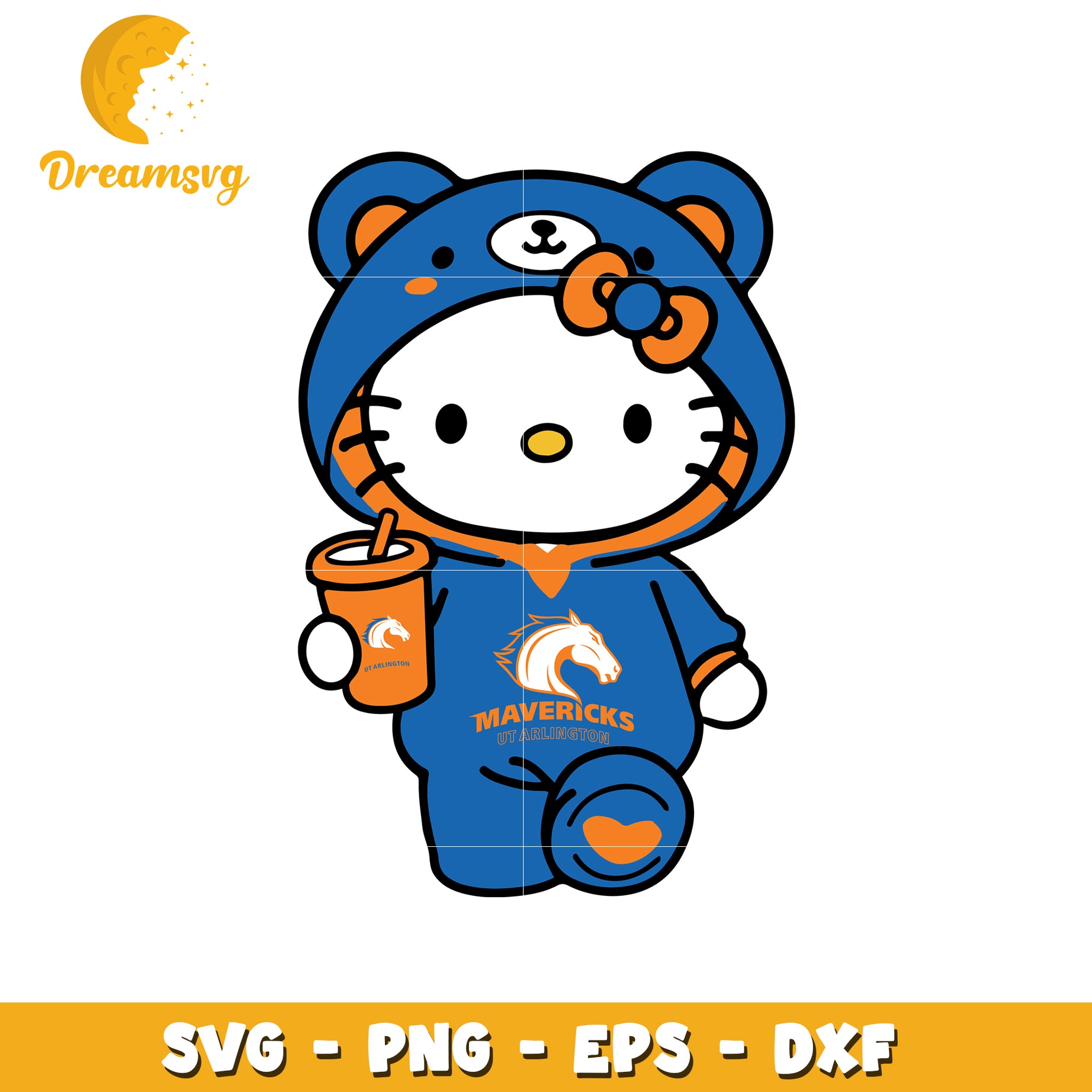 Hello Kitty Mavericks SVG Design