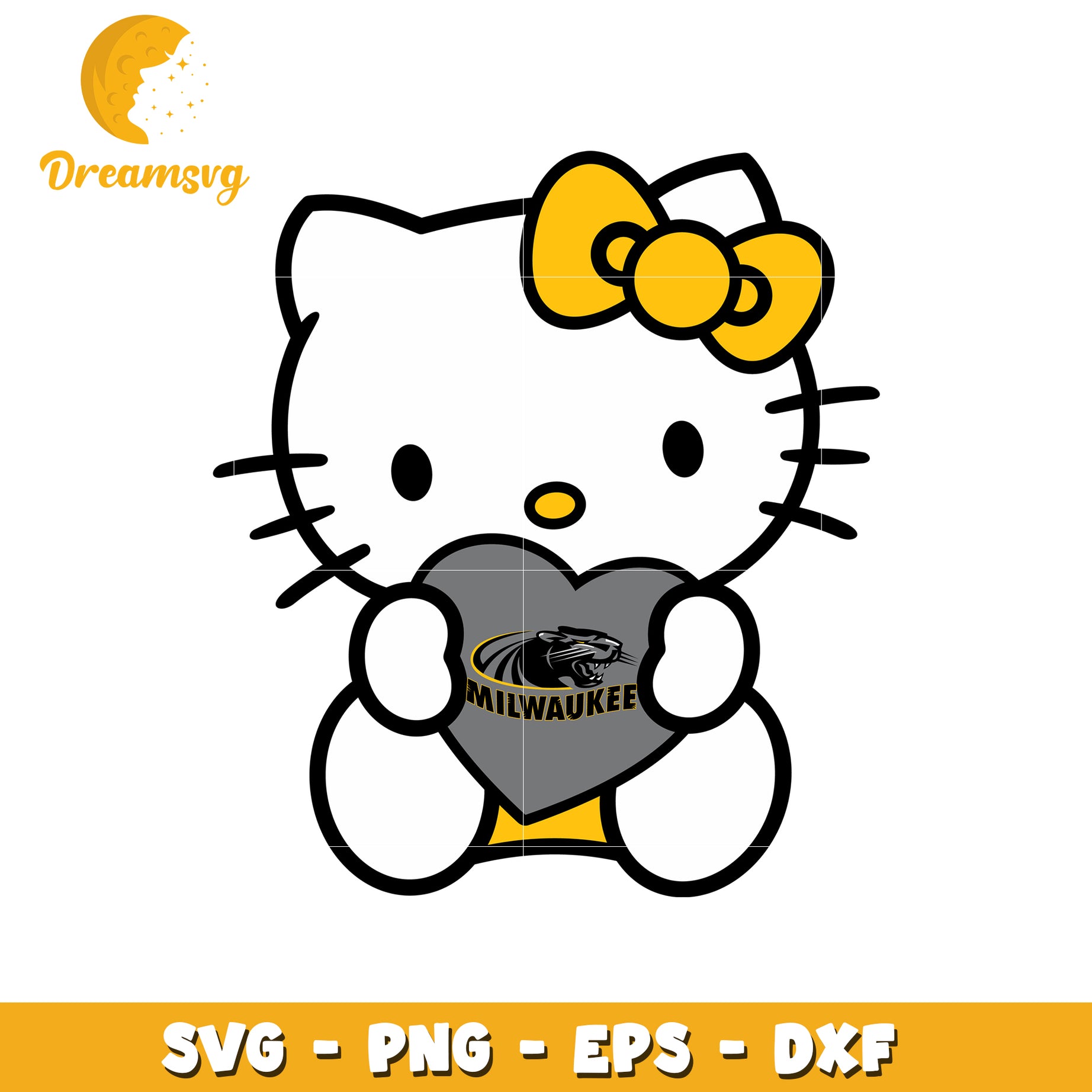 Hello Kitty Milwaukee SVG Design for Fans and Crafts