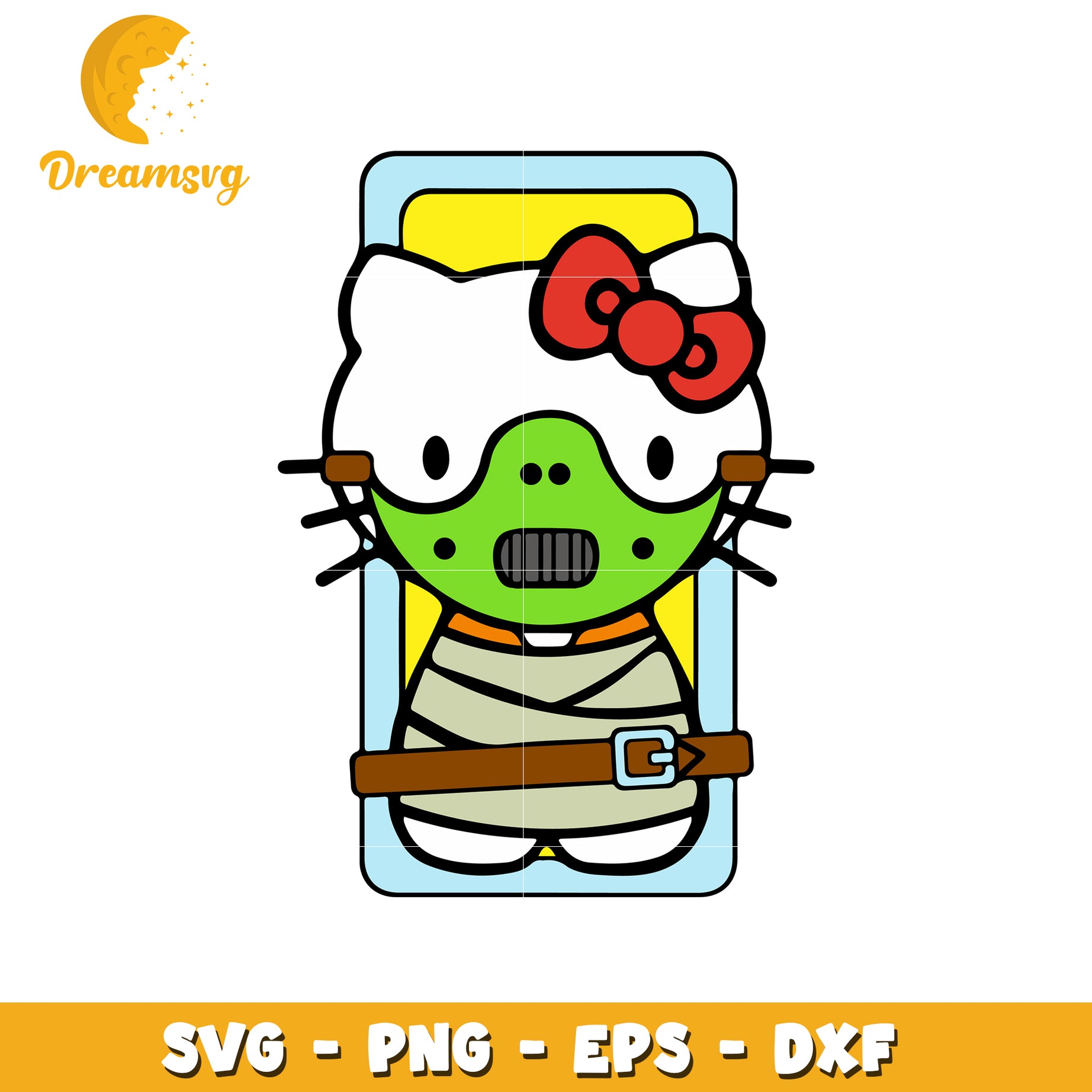 Hello Kitty Mummy SVG Cut File