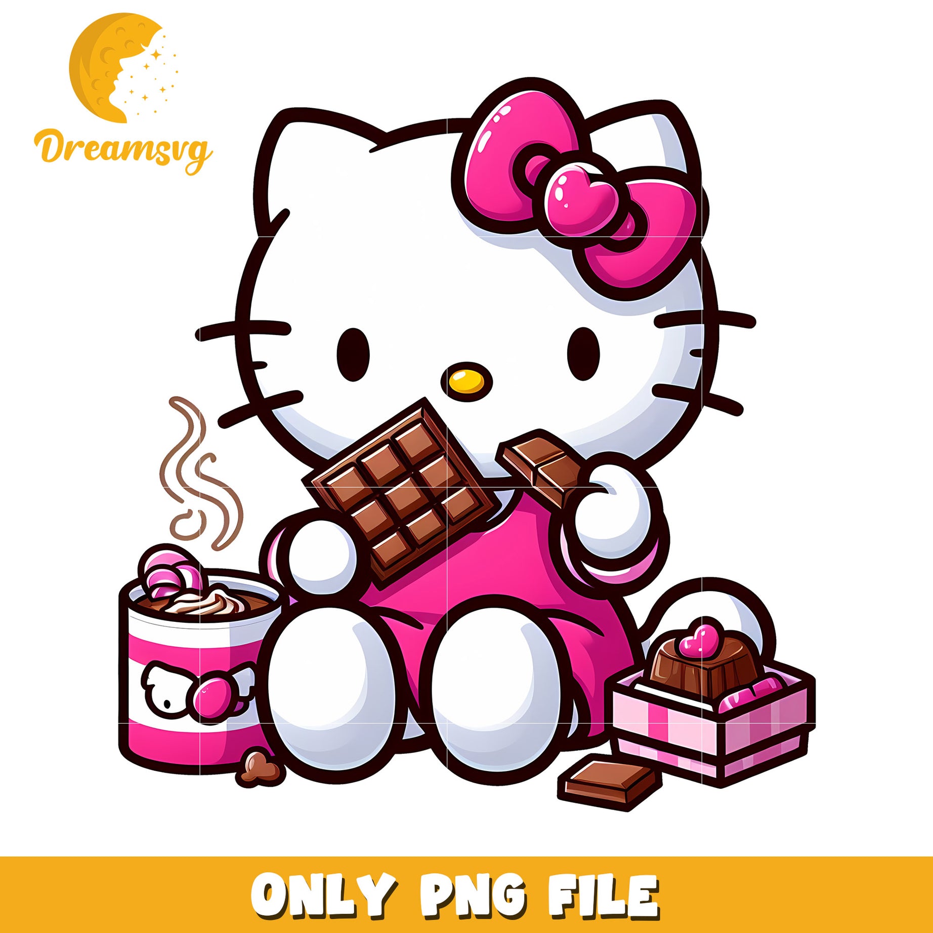 Hello Kitty PNG Chocolate & Sweets