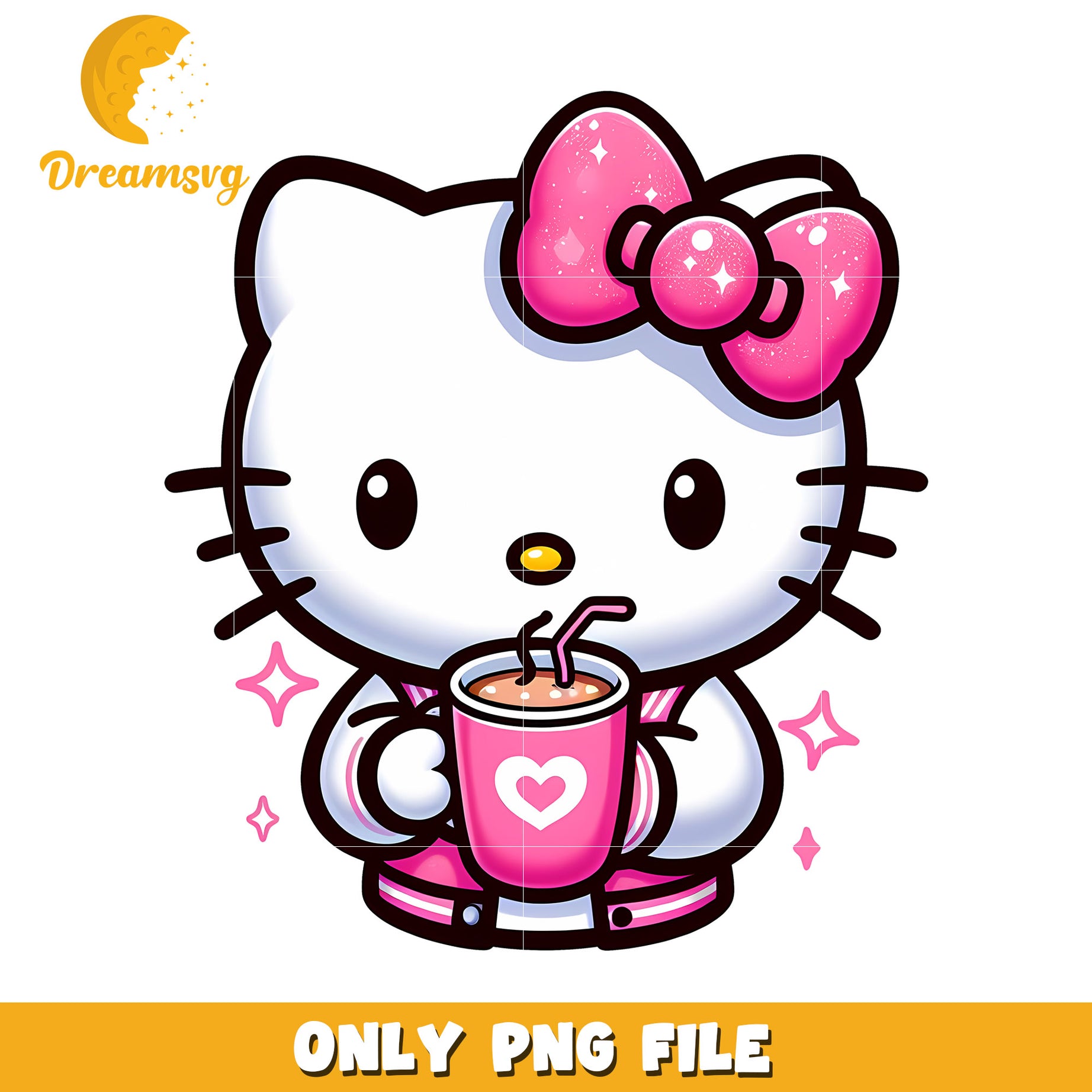 Hello Kitty PNG Drink Cute Kawaii Image