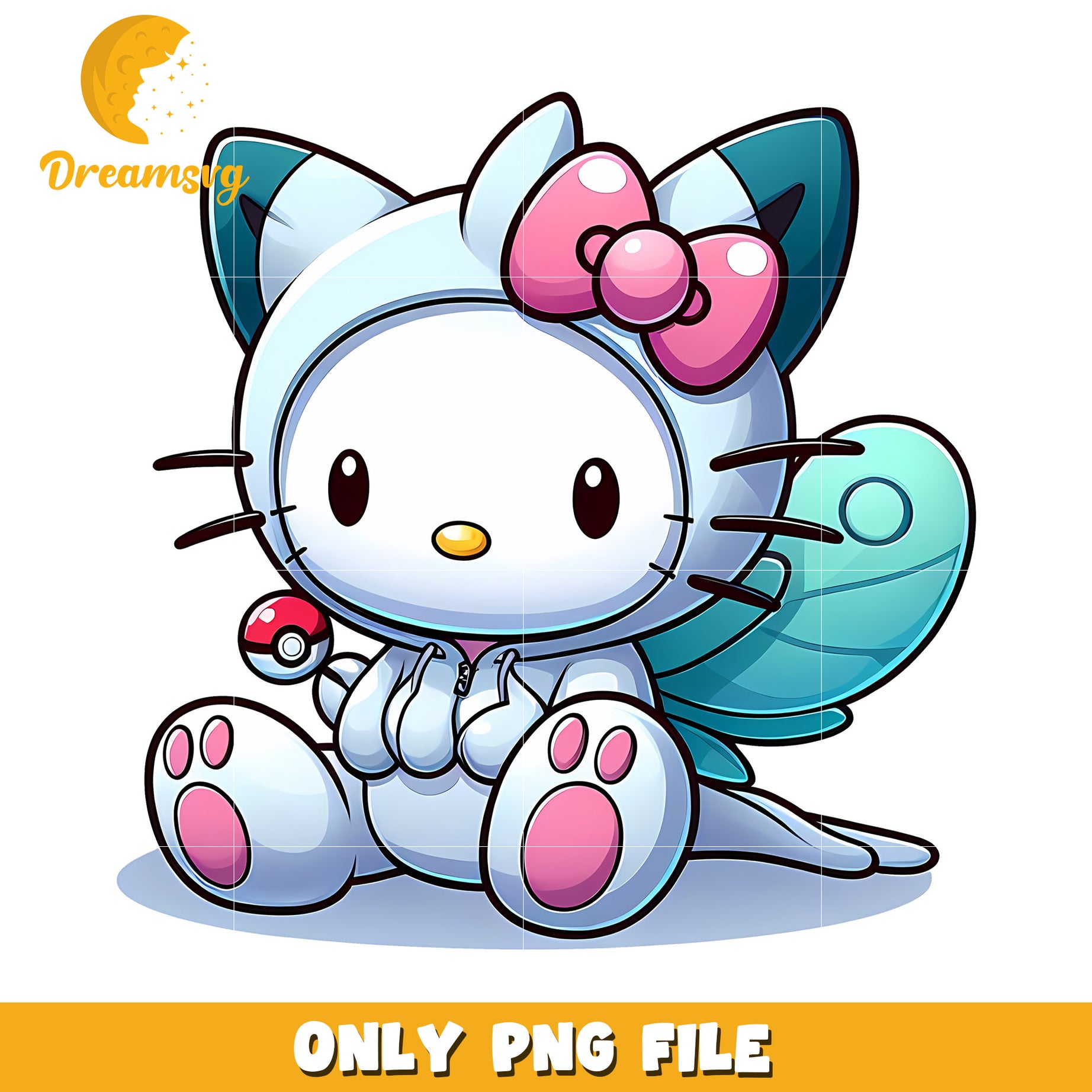 Hello Kitty Pokemon Fusion PNG