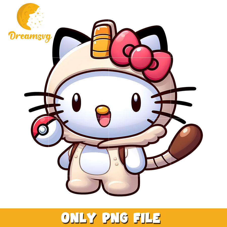 Hello Kitty Pokemon PNG Costume