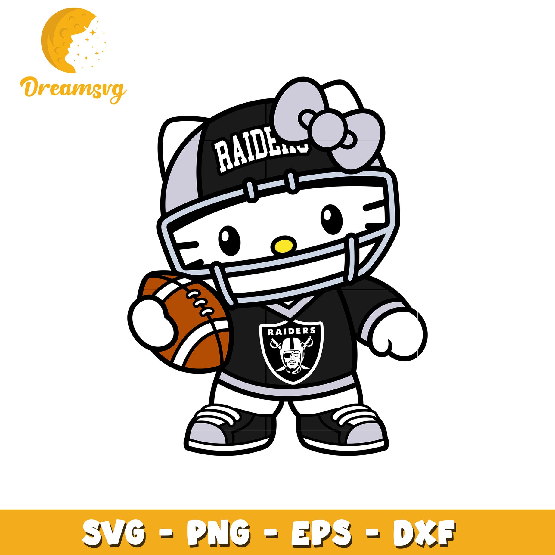 Hello Kitty Raiders SVG PNG EPS DXF