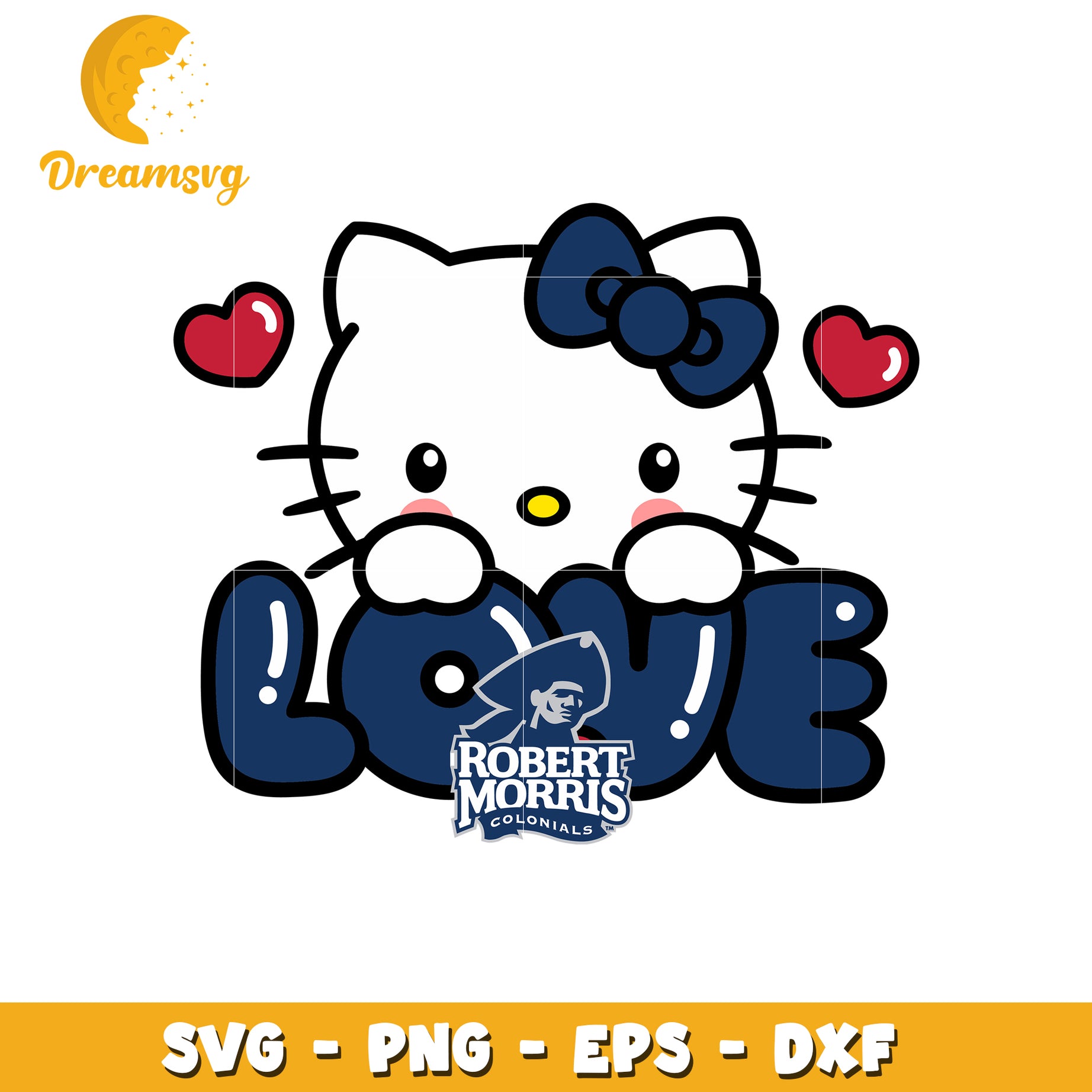 Hello Kitty Robert Morris SVG Design