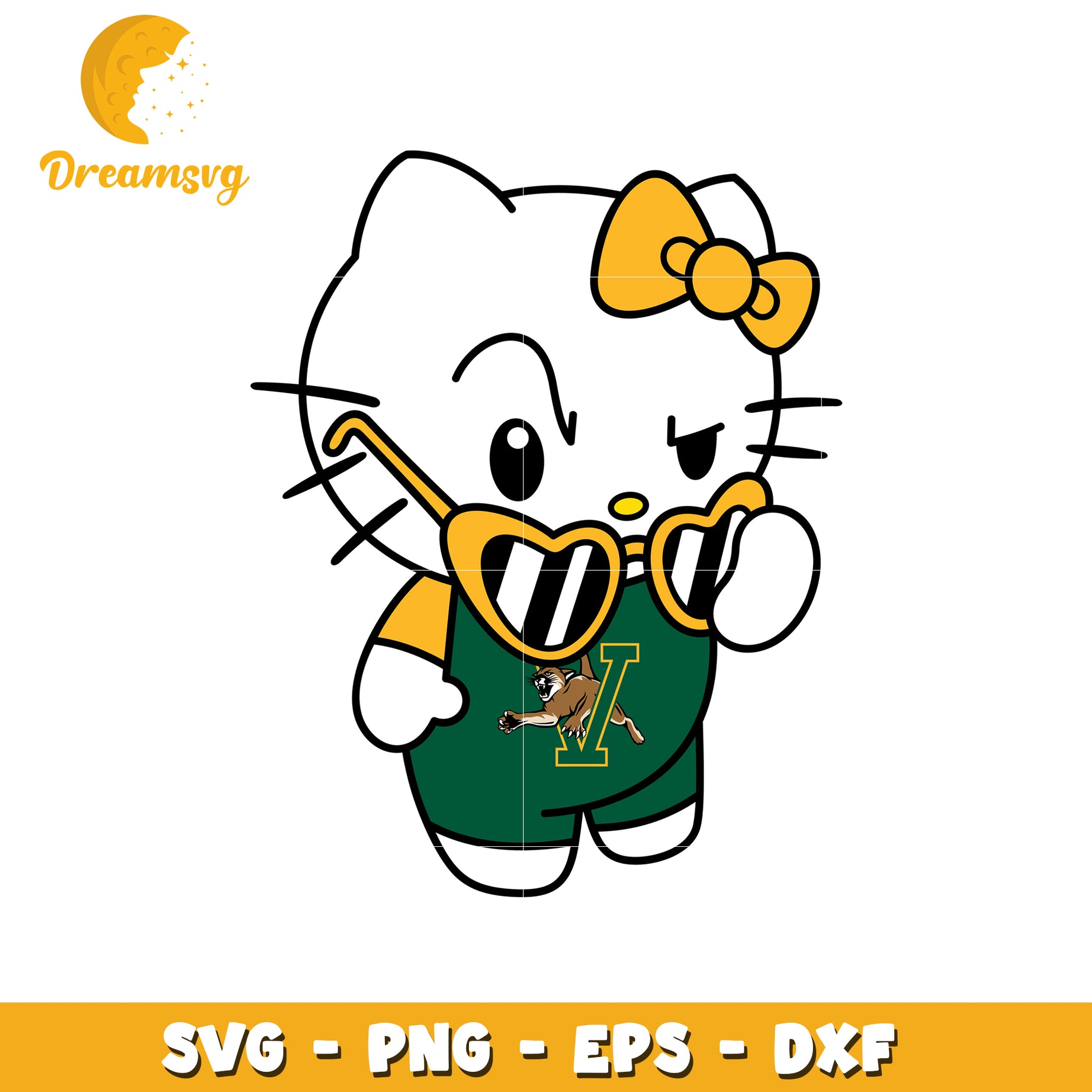 Hello Kitty SVG Cougar Design