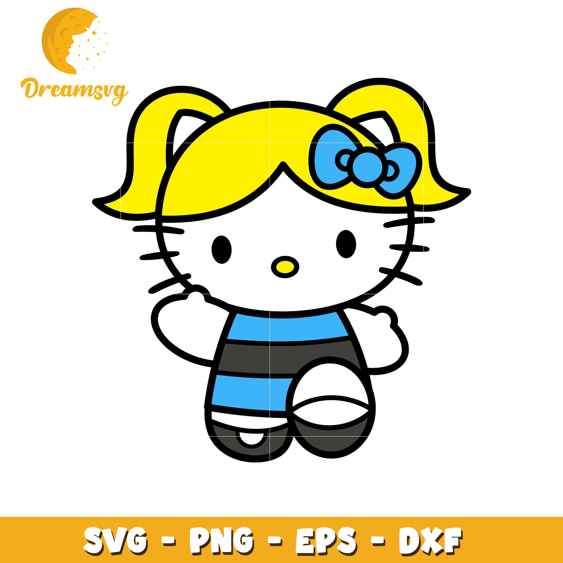 Hello Kitty SVG Cut File