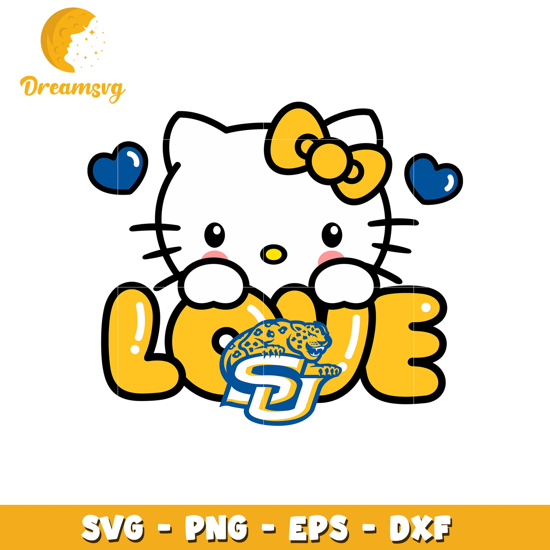 Hello Kitty SVG Design Love & Jaguars