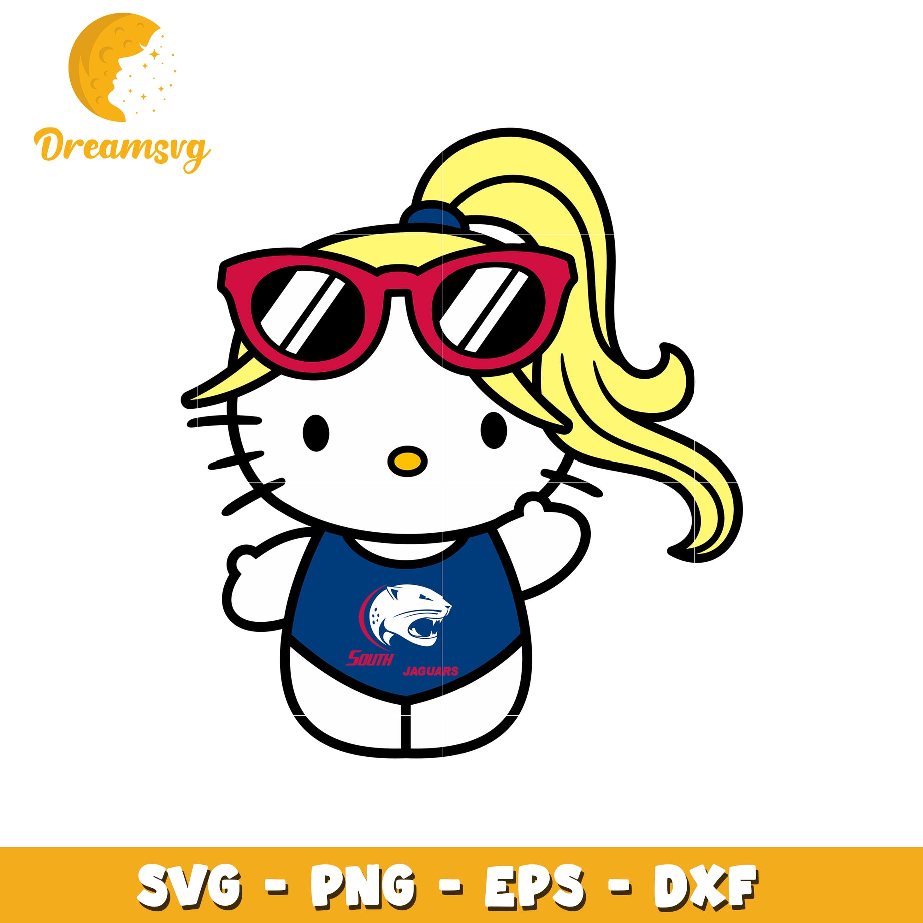 Hello Kitty SVG Design South Jaguars