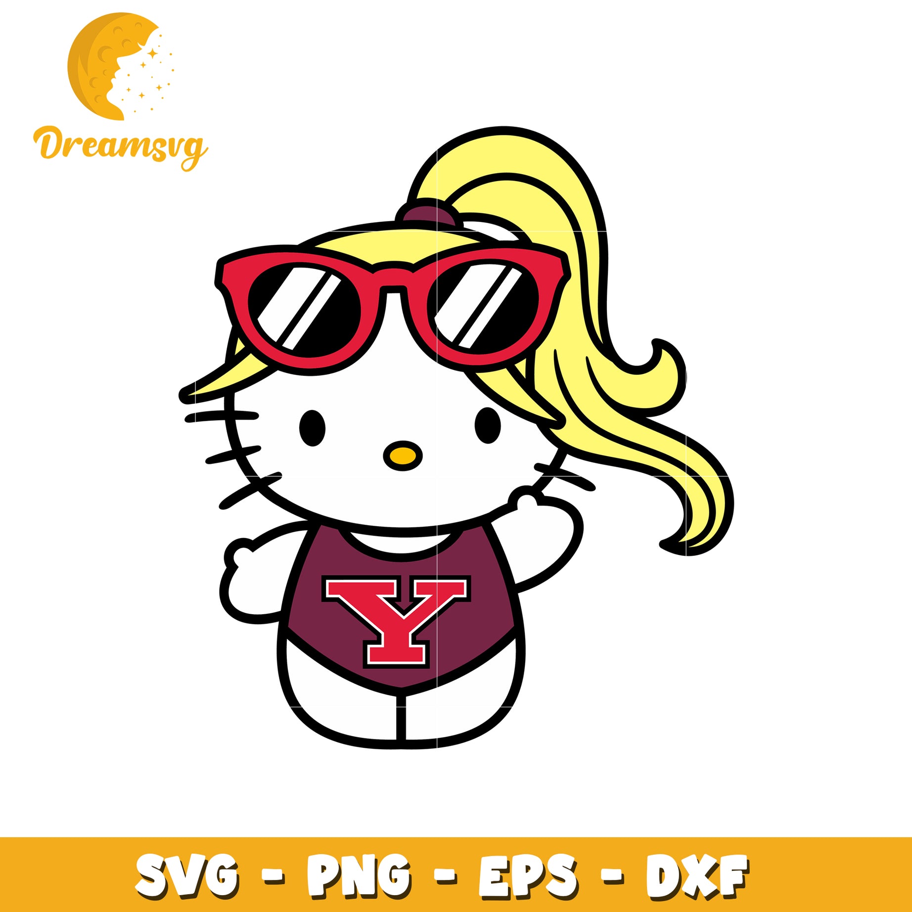 Hello Kitty SVG Design Summer Fun