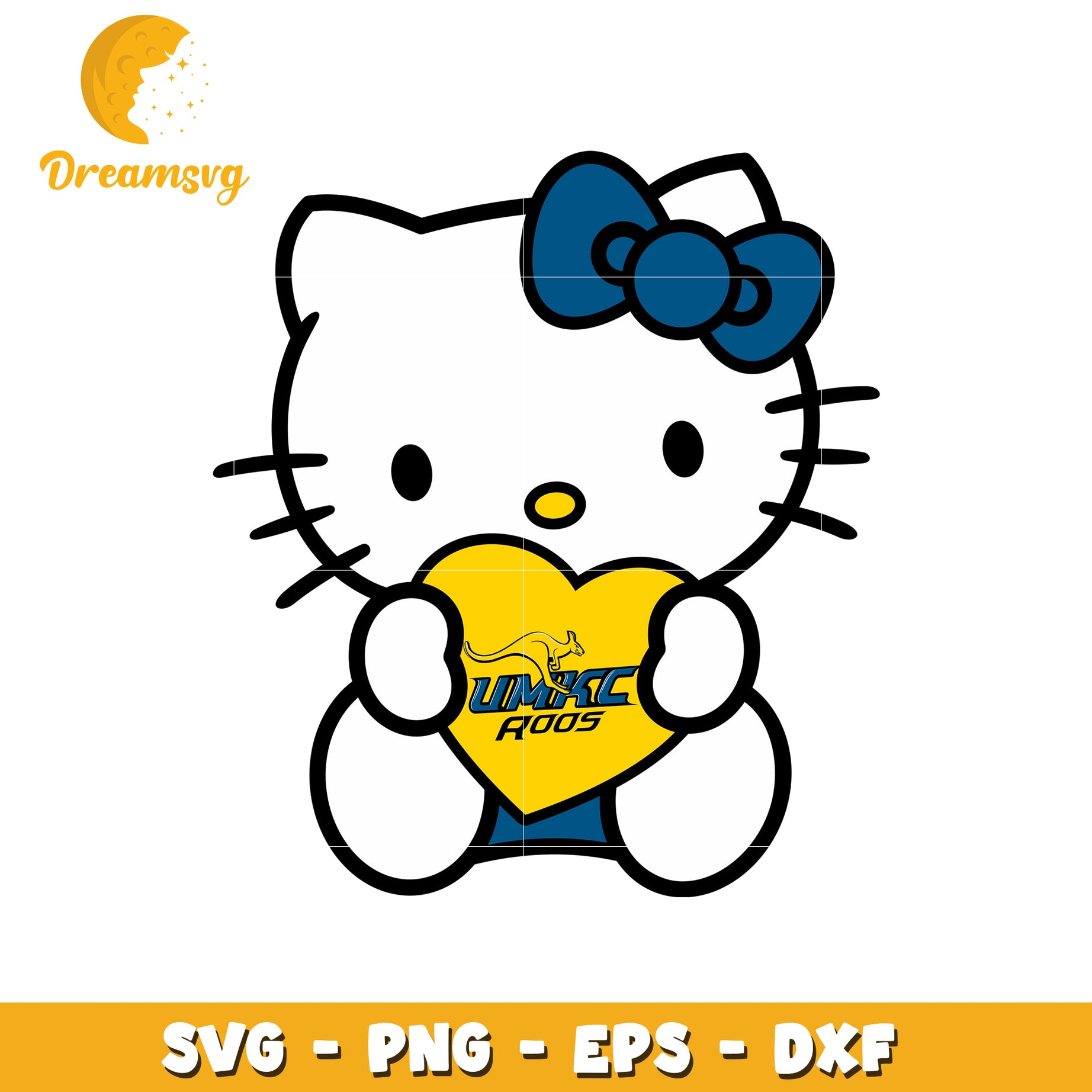Hello Kitty SVG Design UMKC Roos