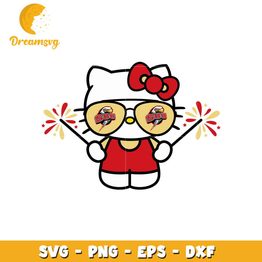 Hello Kitty SVG Design for Southern Utah Fans