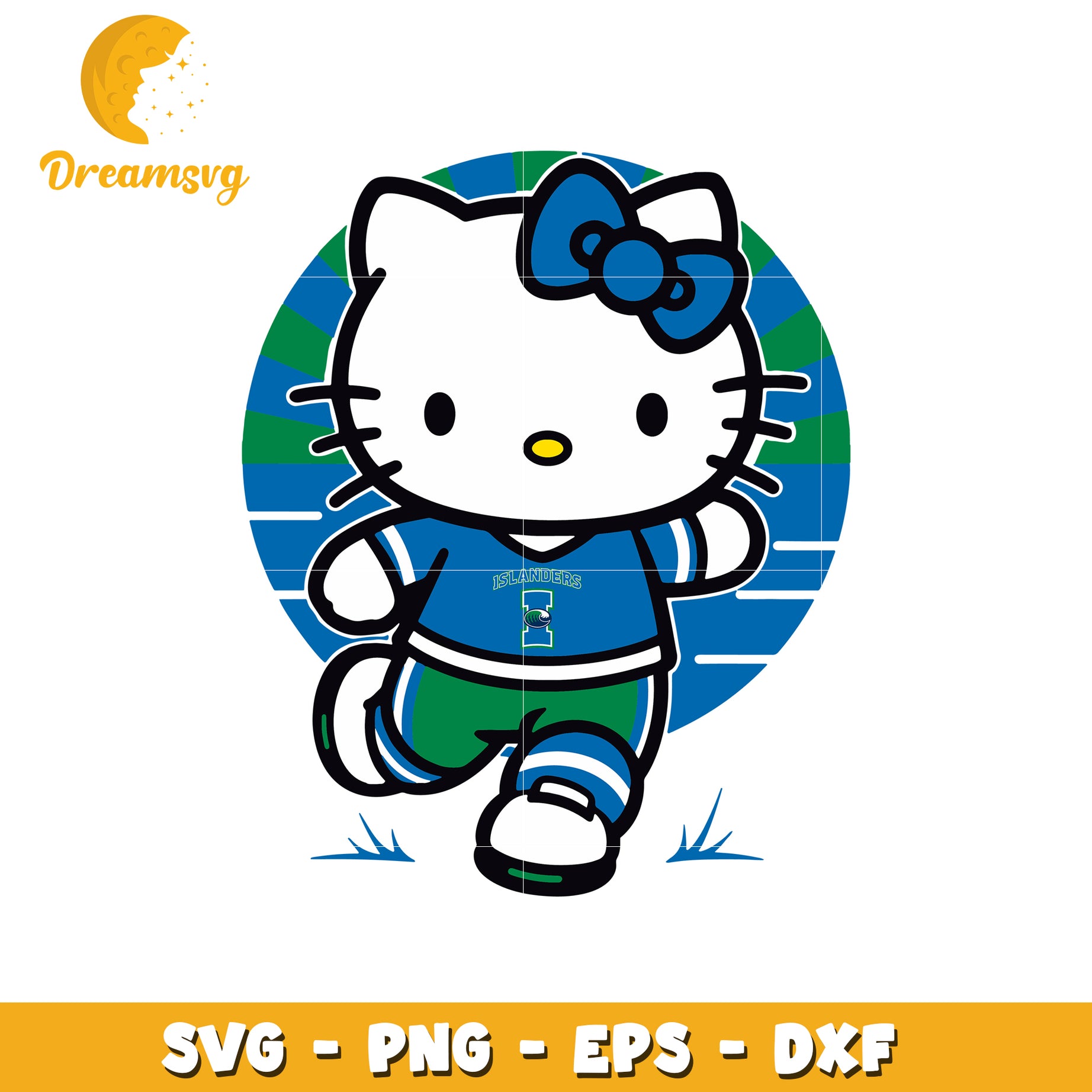 Hello Kitty SVG Design for Sports Fans and Crafting