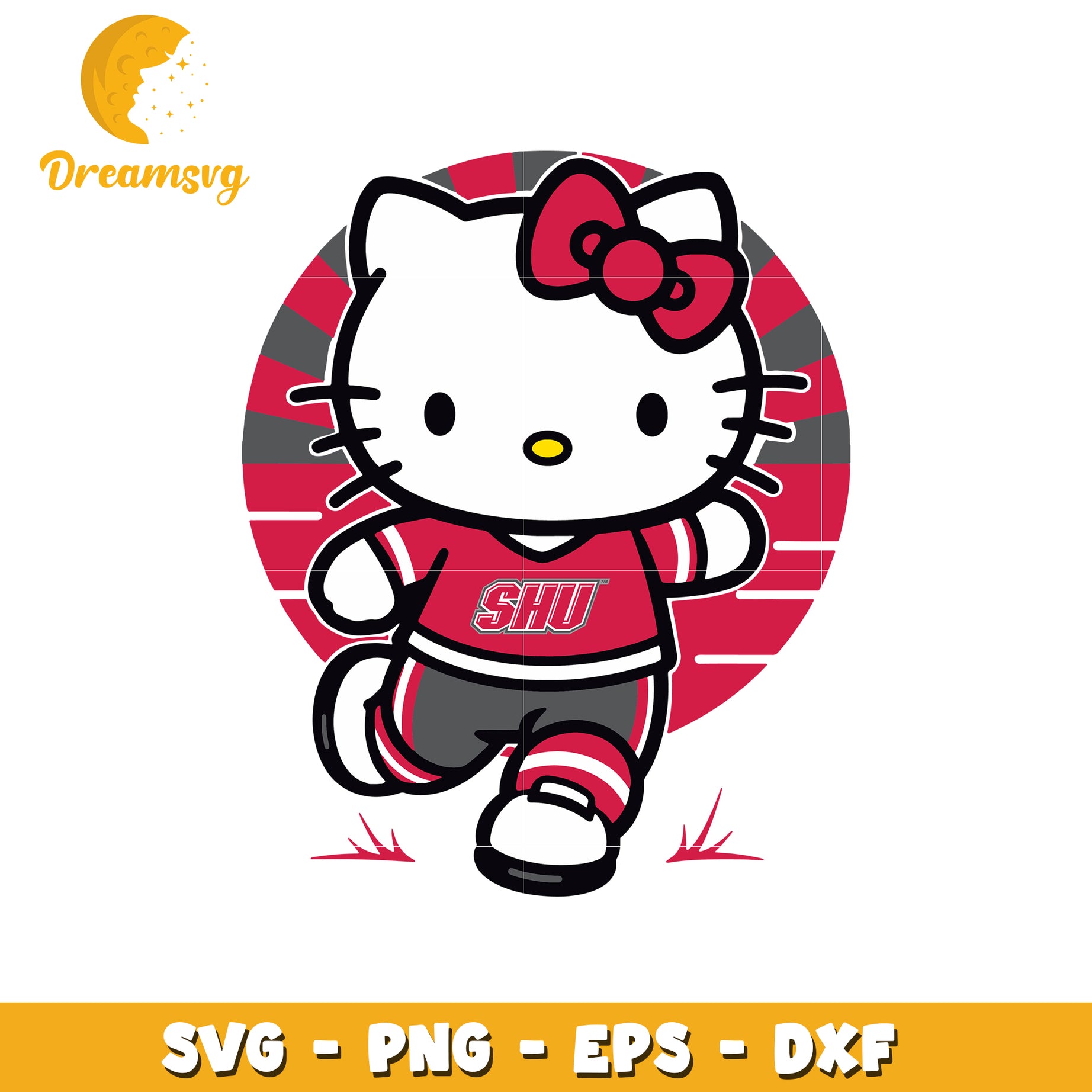 Hello Kitty SVG Design for Sports Fans and Decor