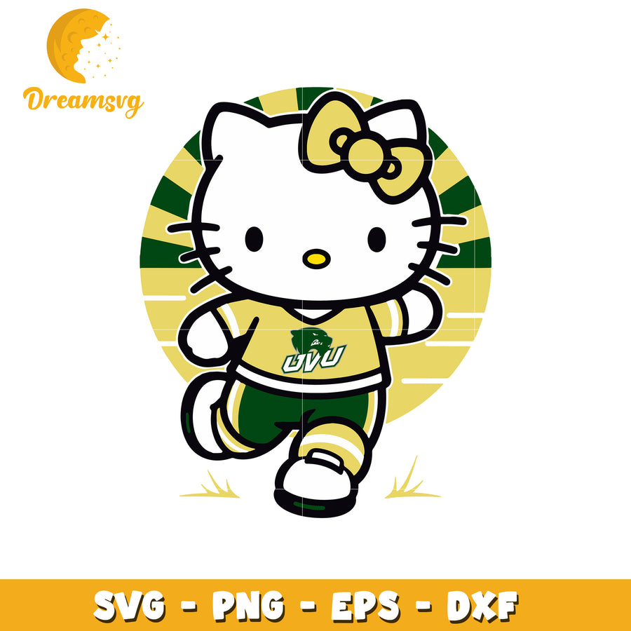 Hello Kitty SVG Design for Sports Team Apparel