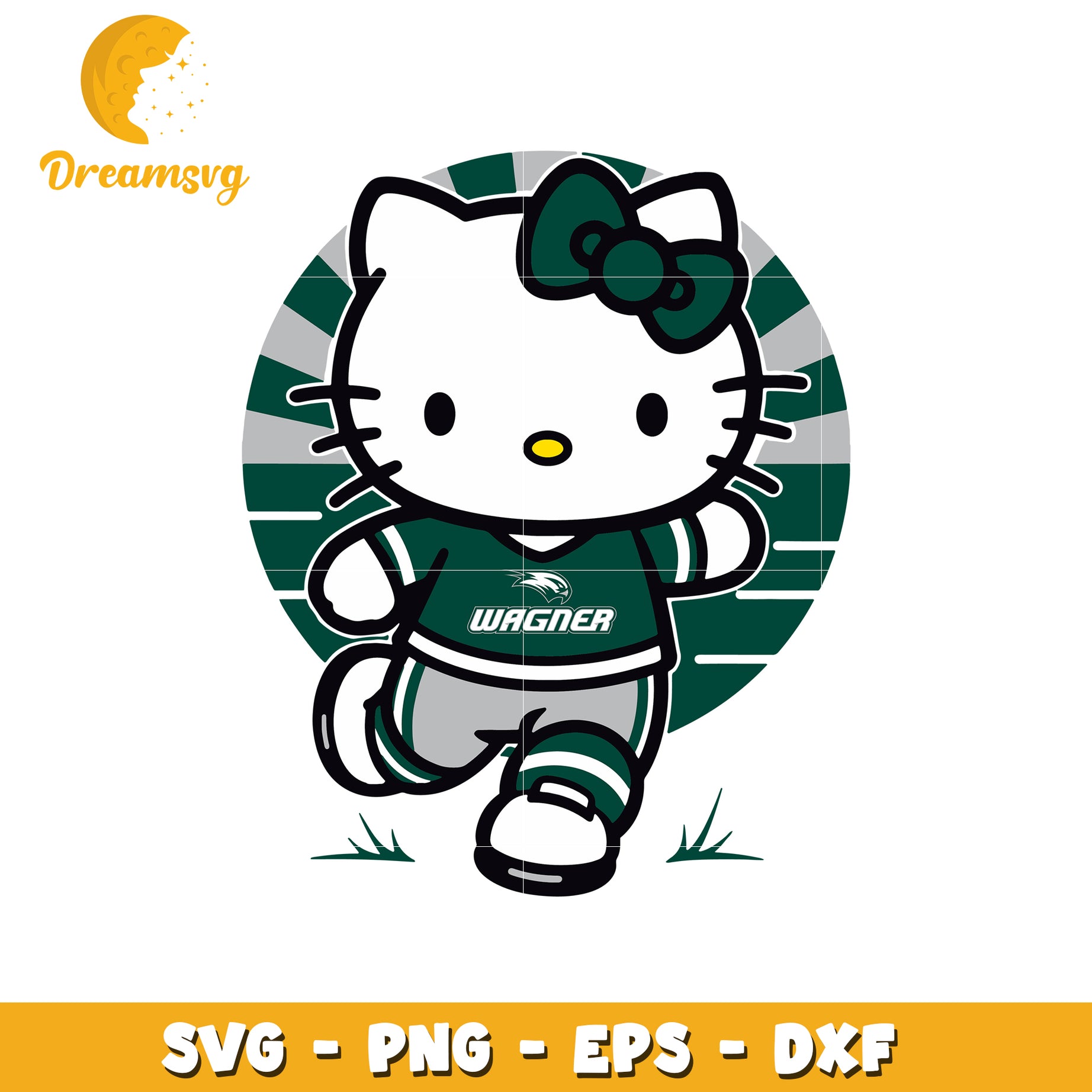 Hello Kitty SVG Design with Wagner Spirit Style