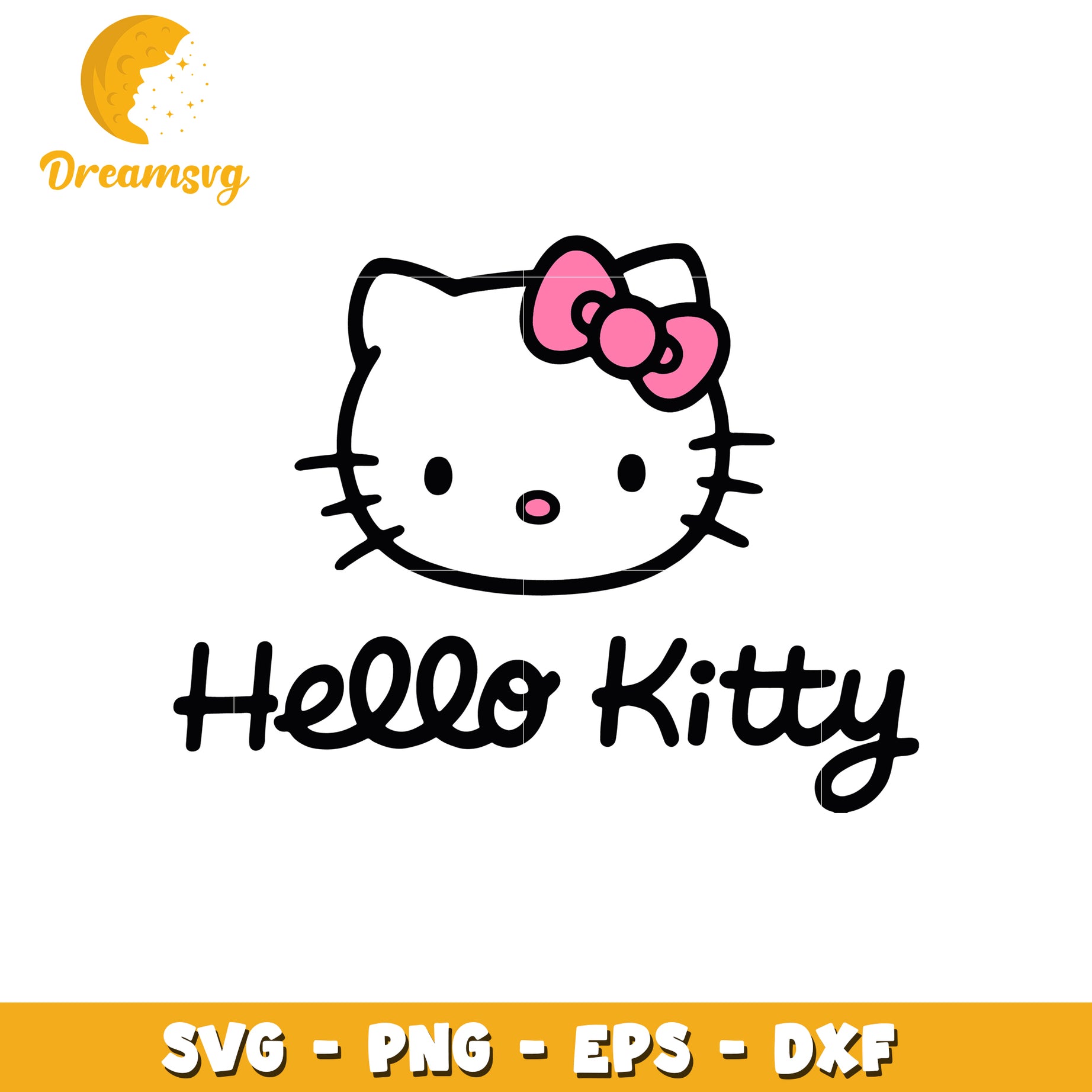 Hello Kitty SVG Files for Crafting and DIY Projects Online
