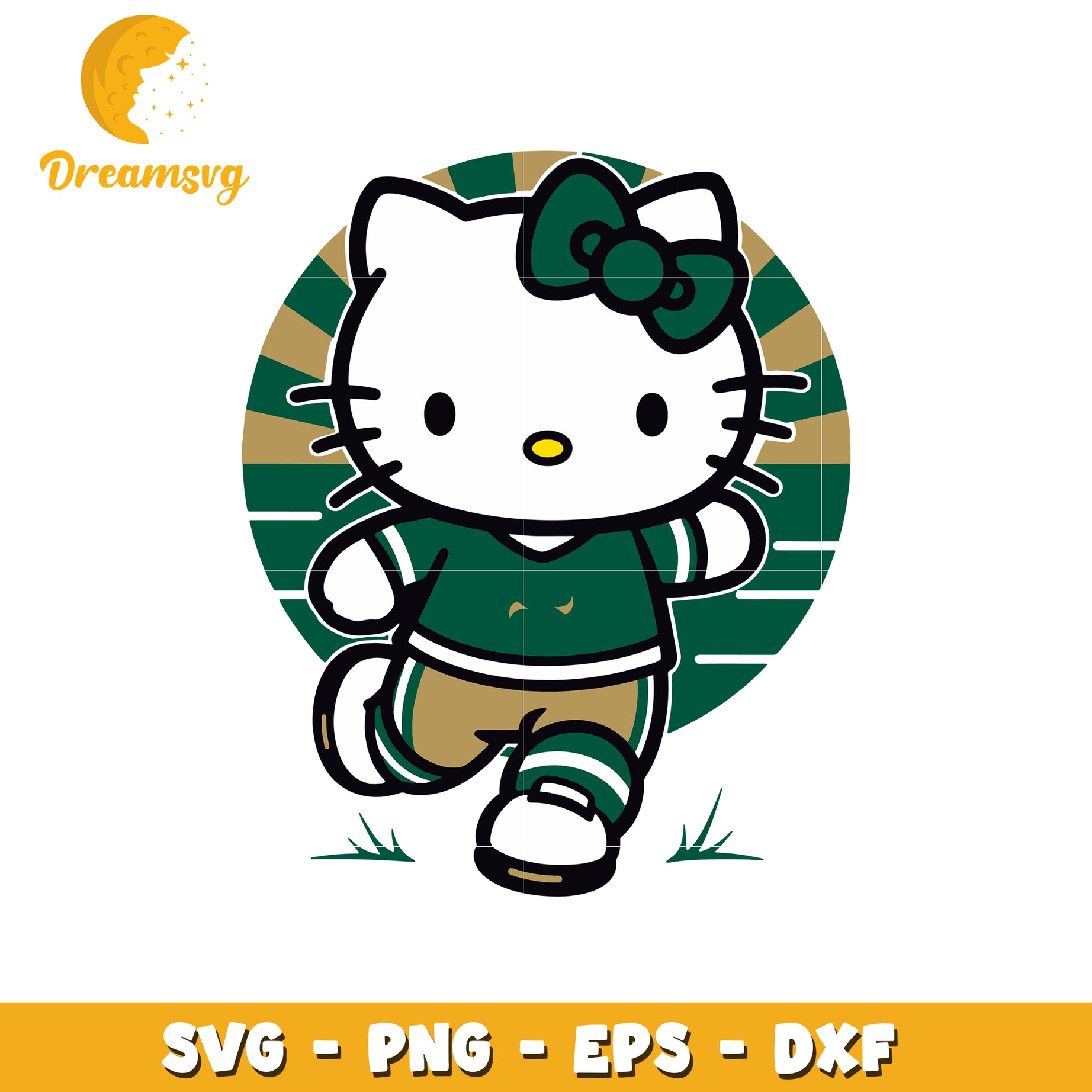 Hello Kitty SVG Sports Design