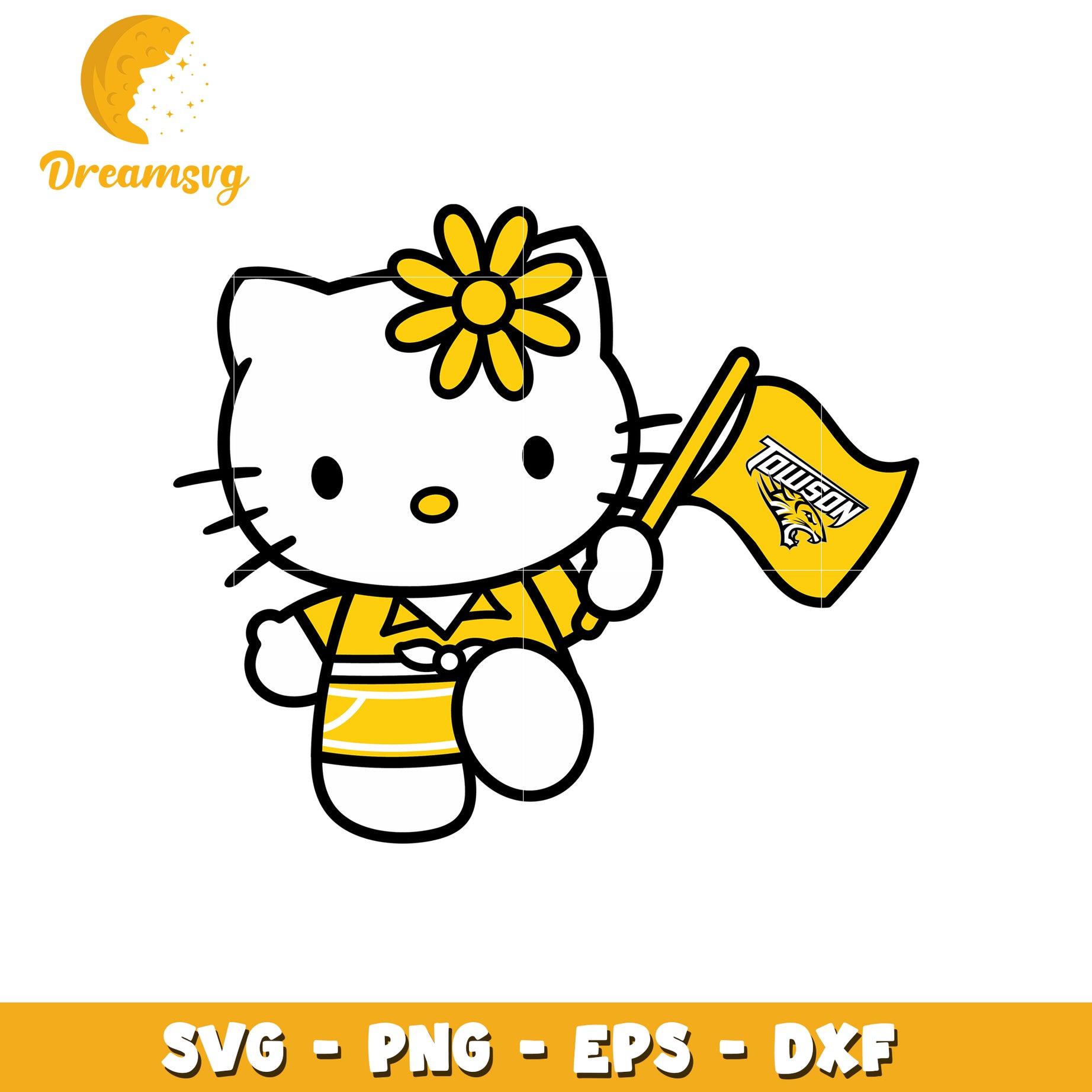 Hello Kitty SVG Towson University