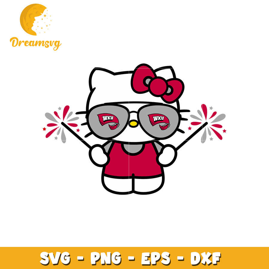 Hello Kitty SVG Western Kentucky University