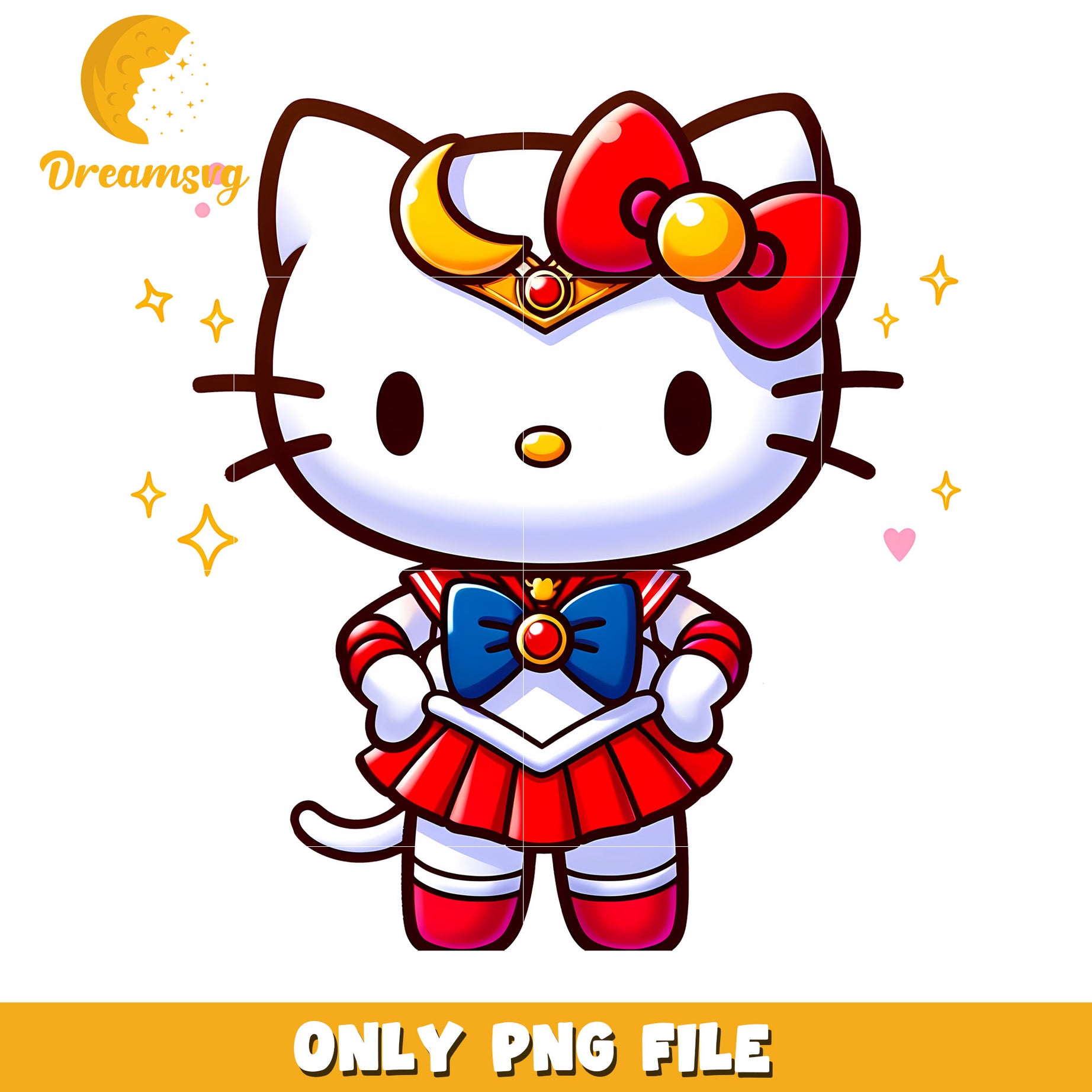 Hello Kitty Sailor Moon PNG Download