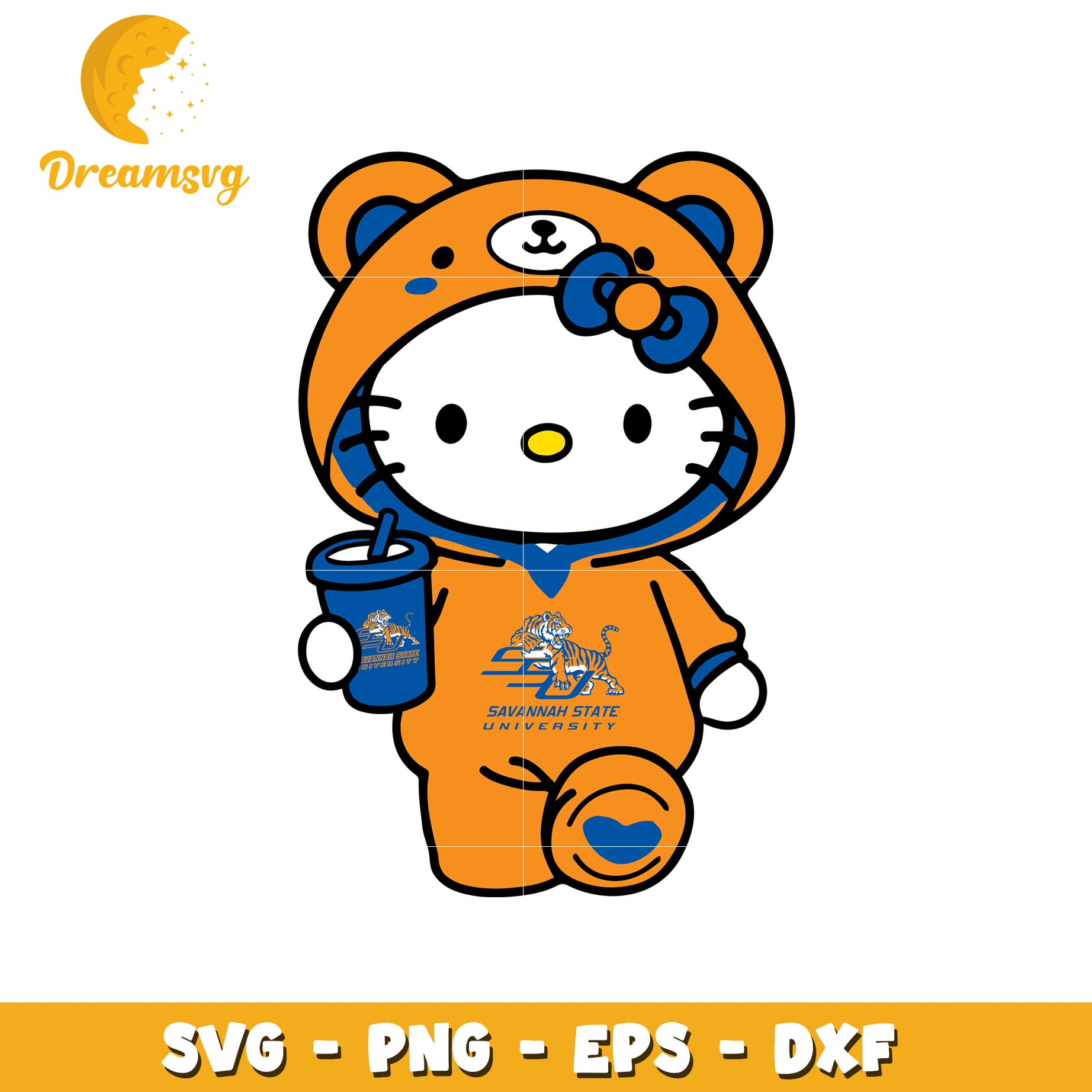 Hello Kitty Savannah State SVG
